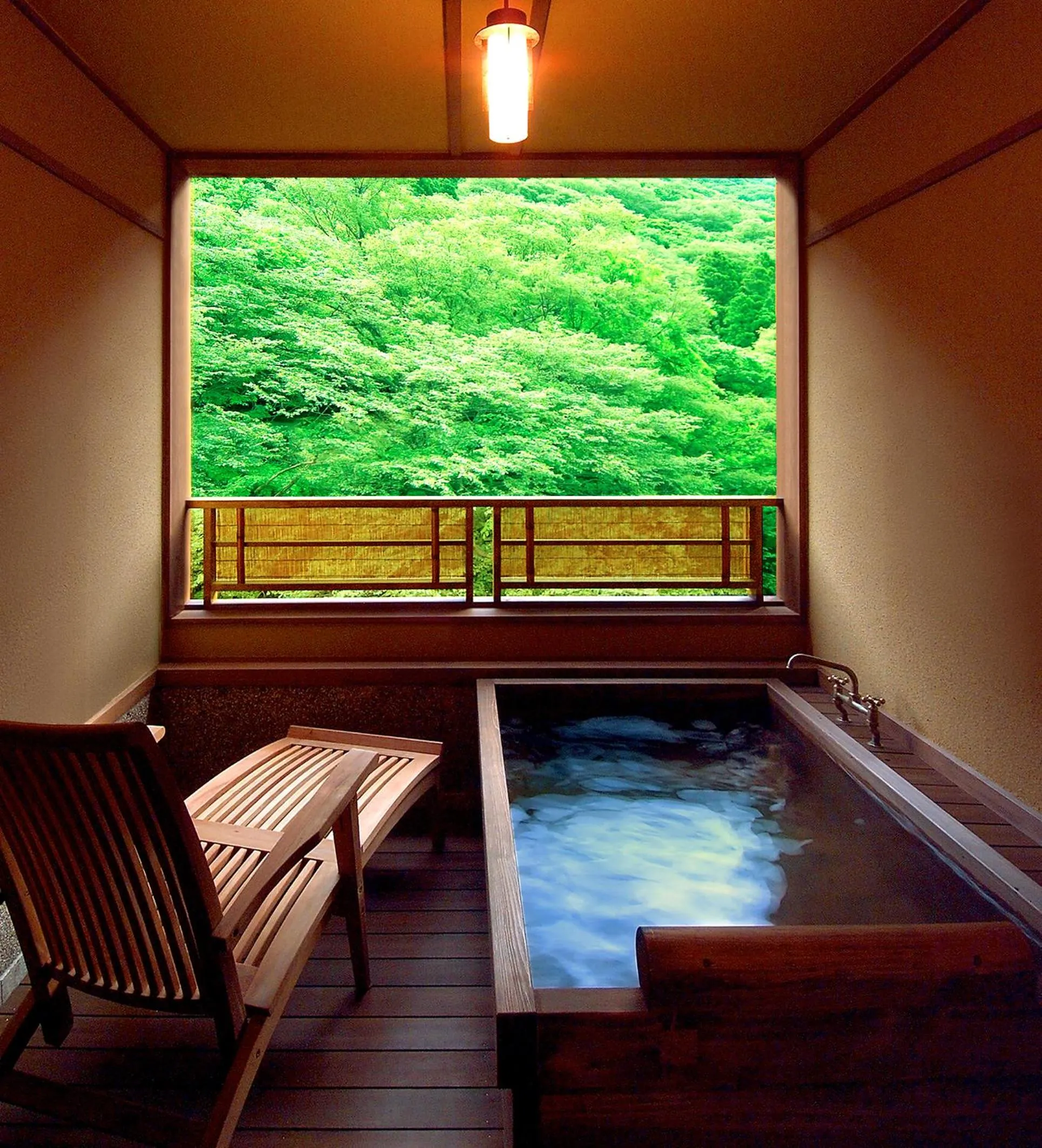 Hot Spring Bath in Moritaya
