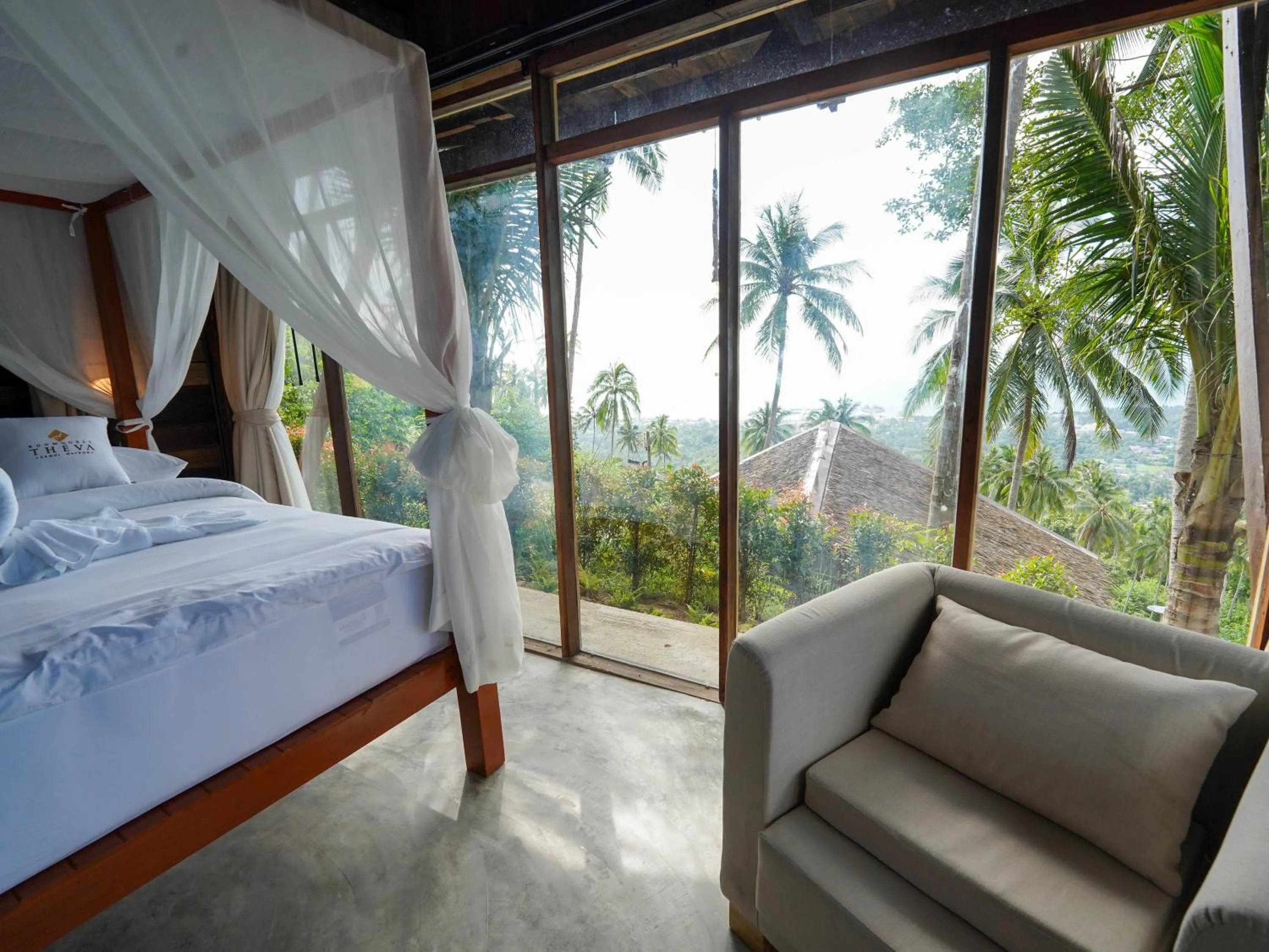 Photo of the whole room, Bed in RoomQuest THEVA Resort Koh Samui