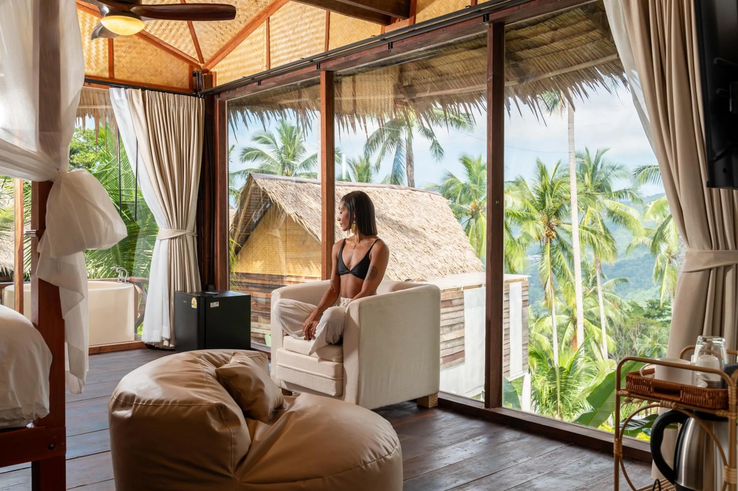 Photo of the whole room in RoomQuest THEVA Resort Koh Samui