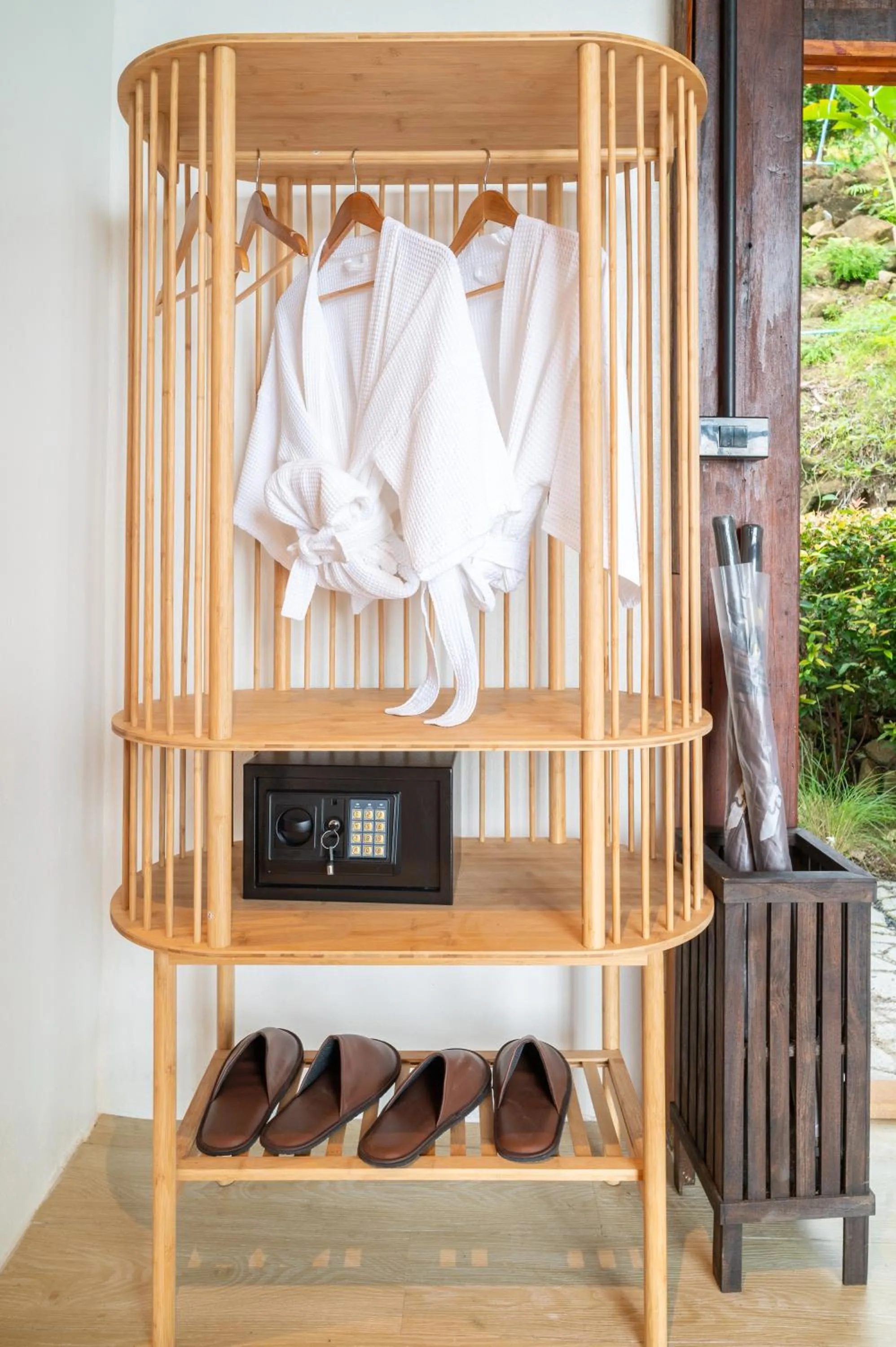 wardrobe in RoomQuest THEVA Resort Koh Samui