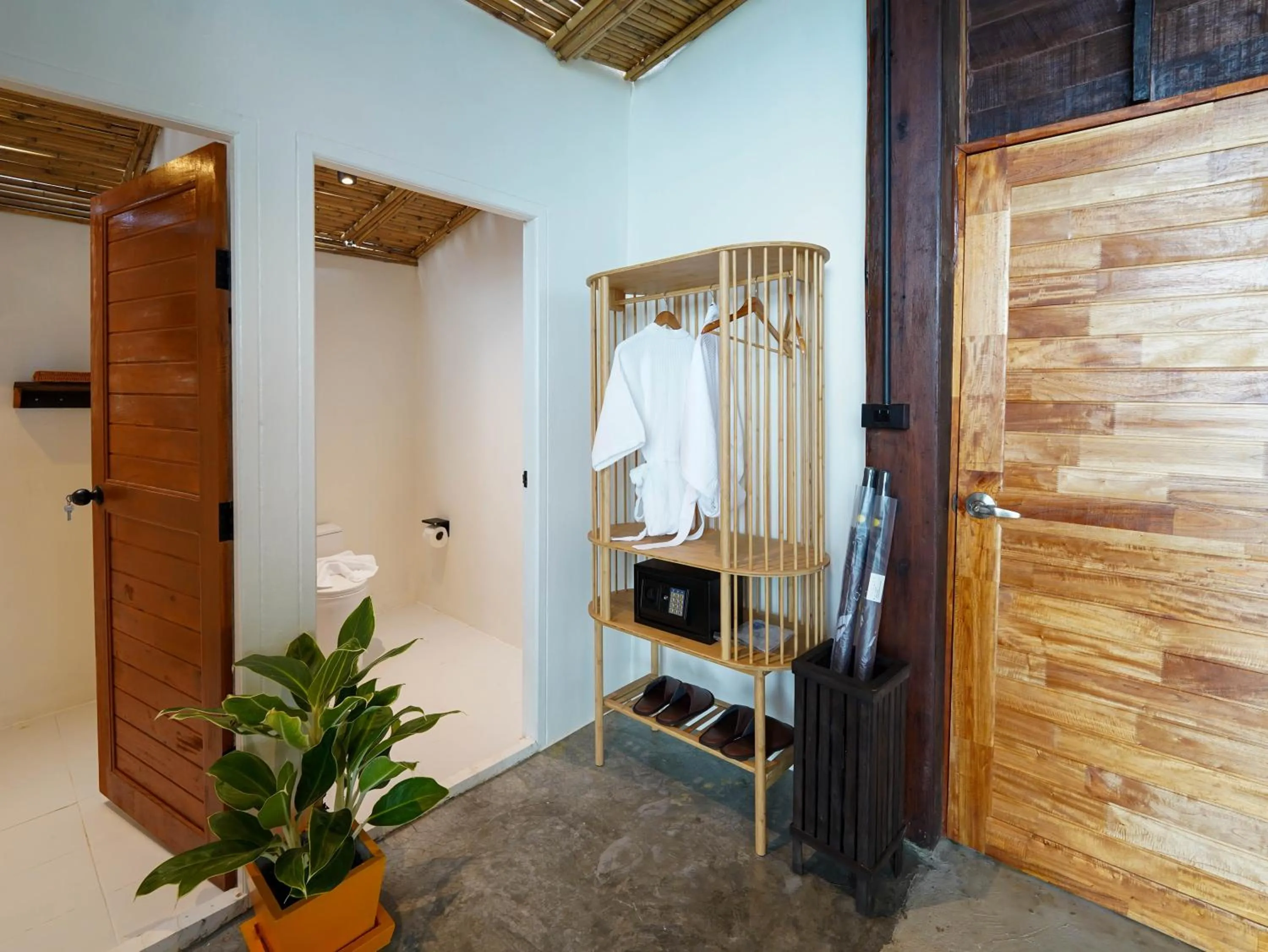 Toilet in RoomQuest THEVA Resort Koh Samui