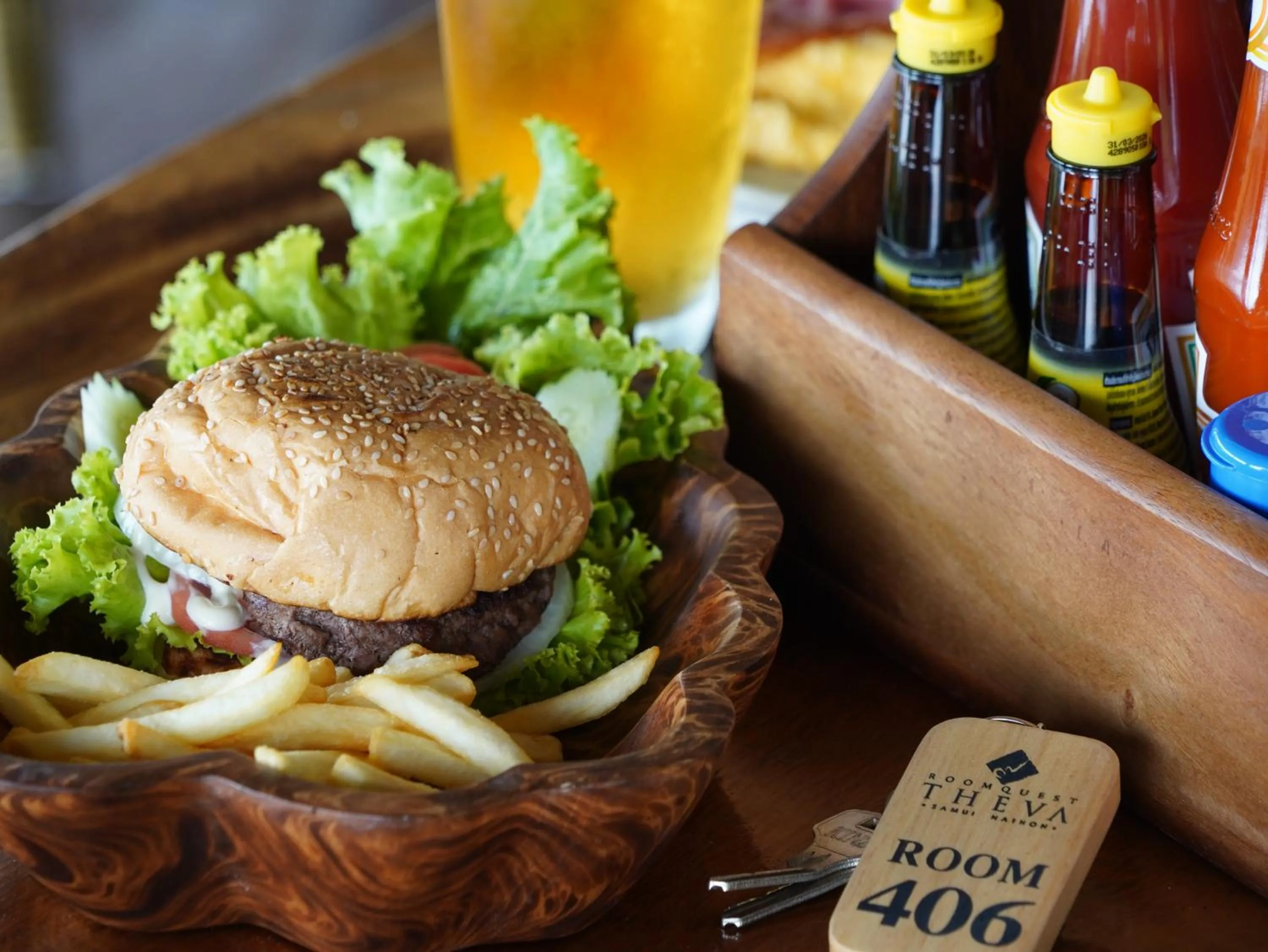 Food close-up in RoomQuest THEVA Resort Koh Samui