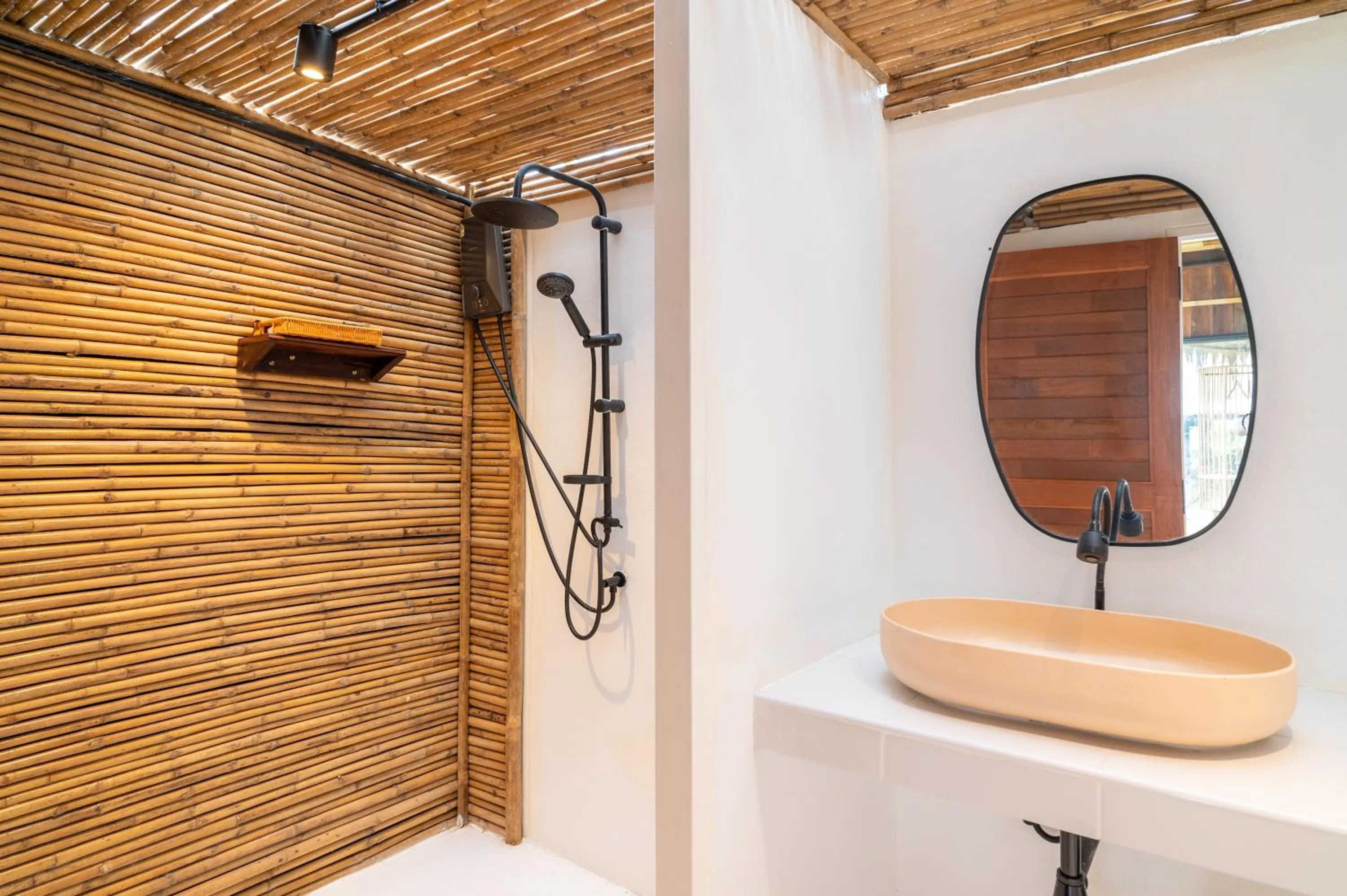 Shower in RoomQuest THEVA Resort Koh Samui