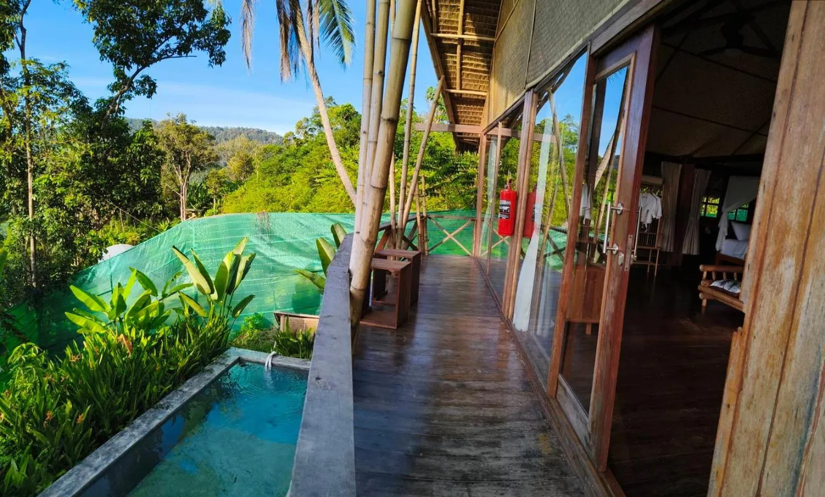 Balcony/Terrace in RoomQuest THEVA Resort Koh Samui