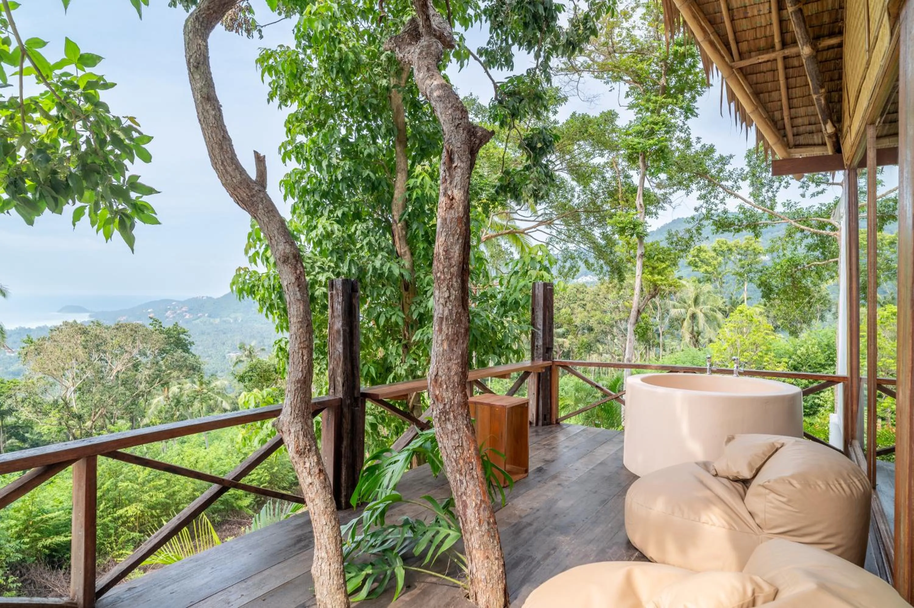 Balcony/Terrace in RoomQuest THEVA Resort Koh Samui