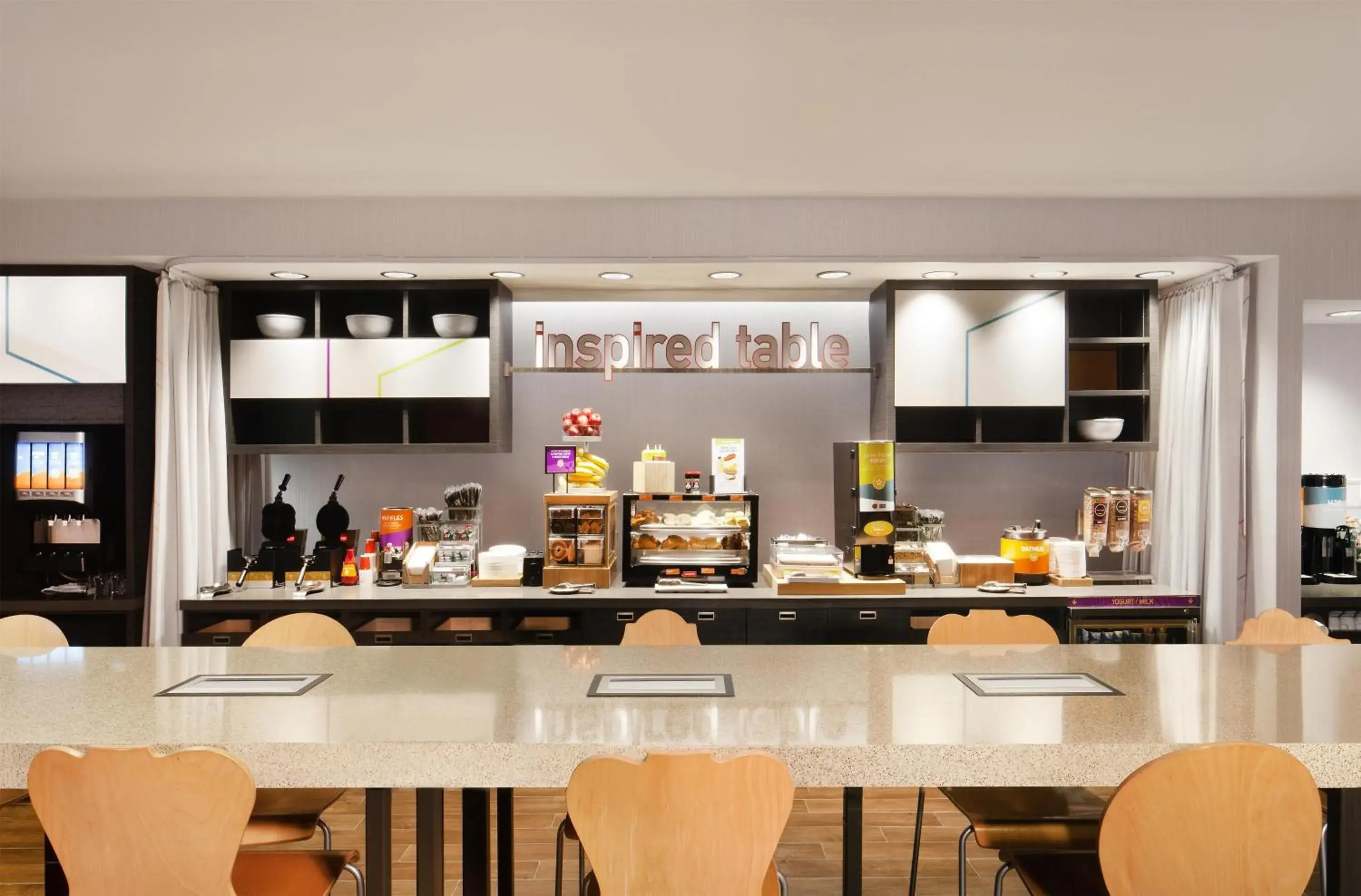 Breakfast in Home2 Suites by Hilton Canton Breakfast in Home2 Suites by Hilton Canton