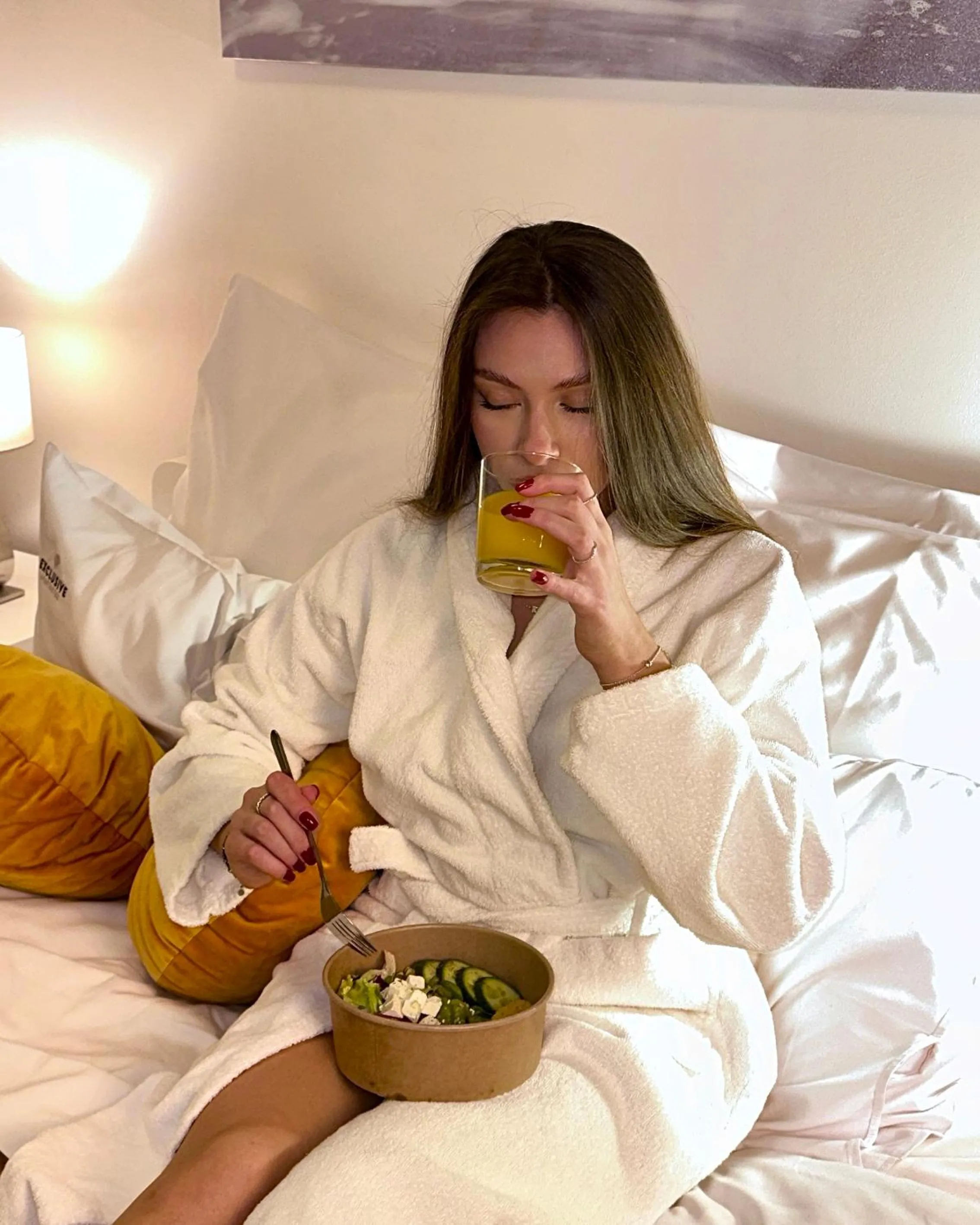 Food and drinks, Bed in inQse Warsaw Centre