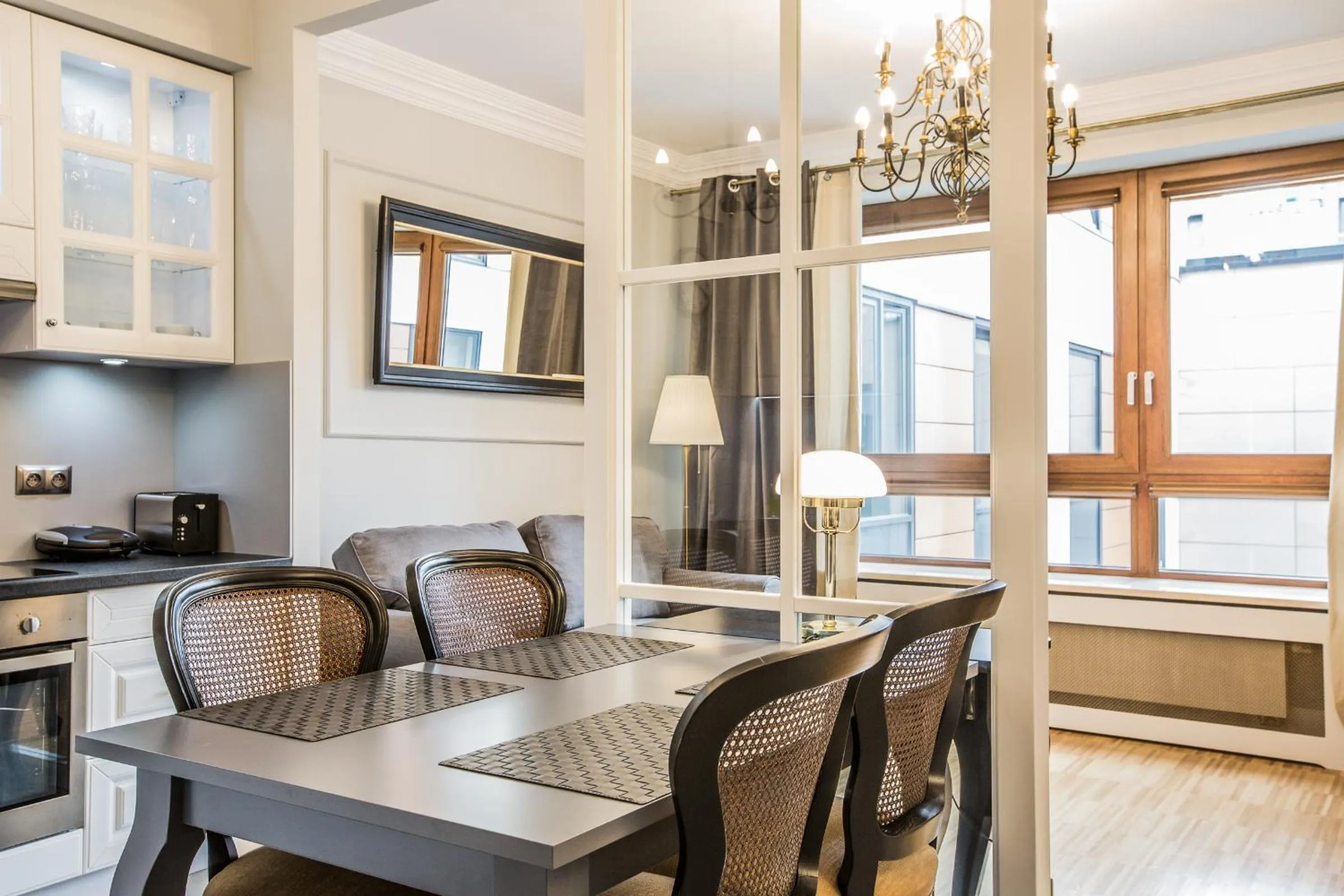 Kitchen or kitchenette in inQse Warsaw Centre