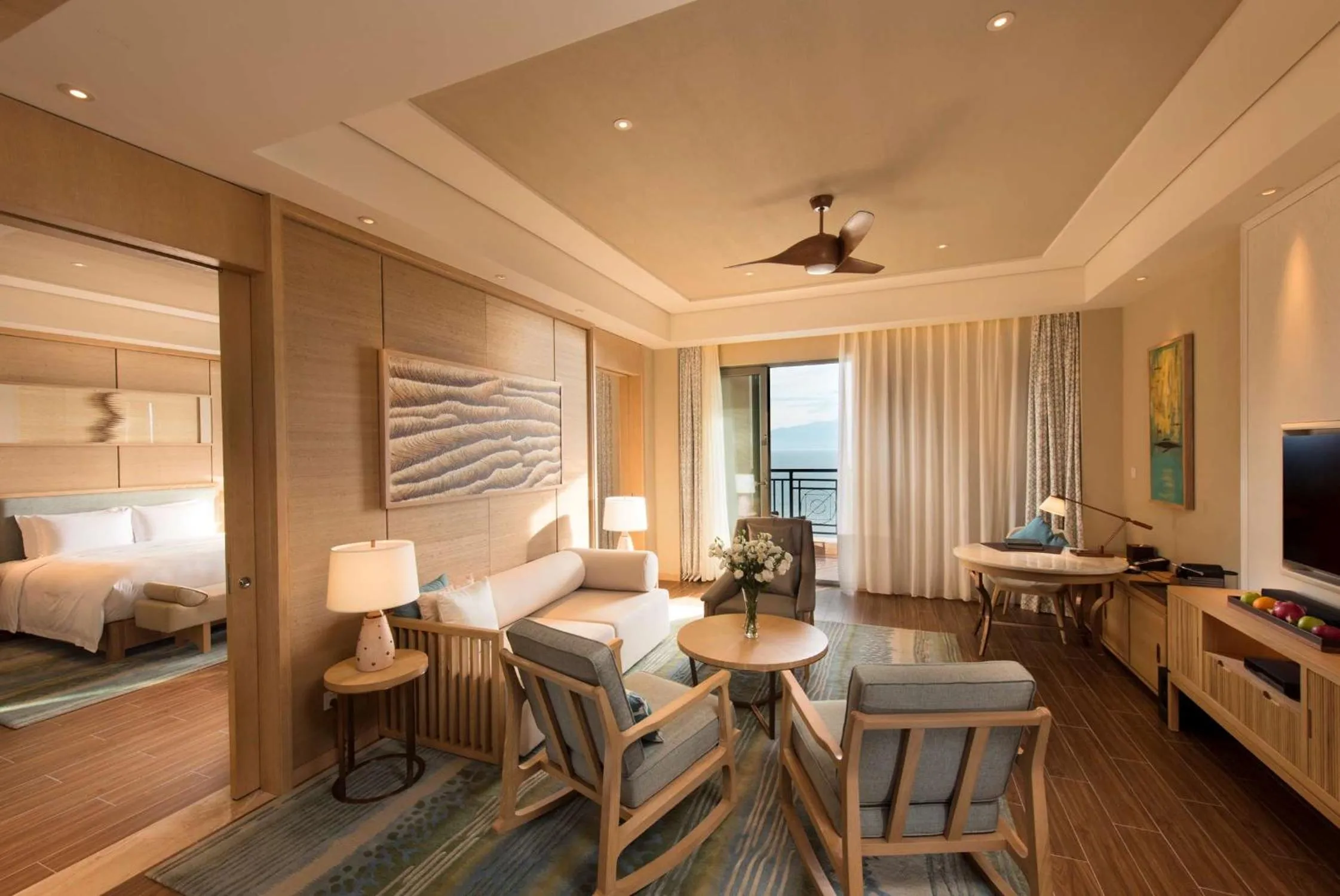 Bedroom, Bed in Hilton Yuxi Fuxian Lake