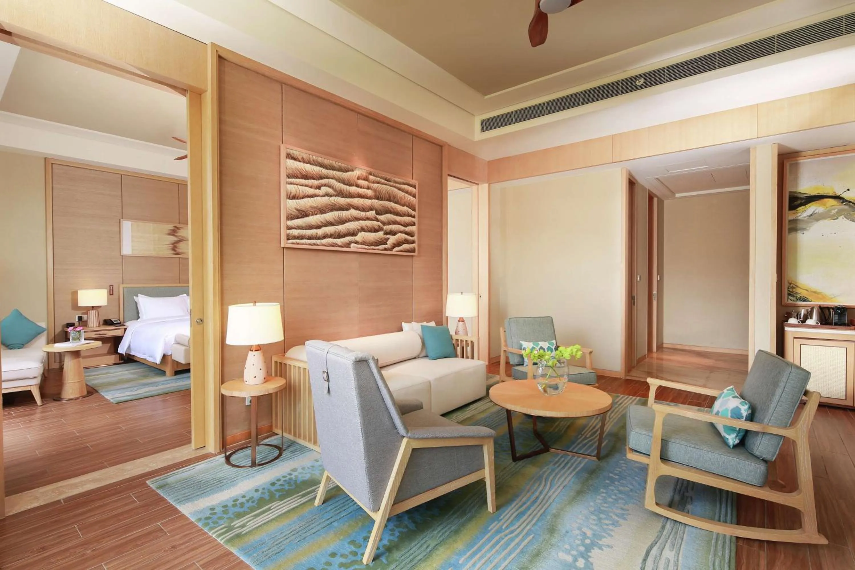 Living room in Hilton Yuxi Fuxian Lake