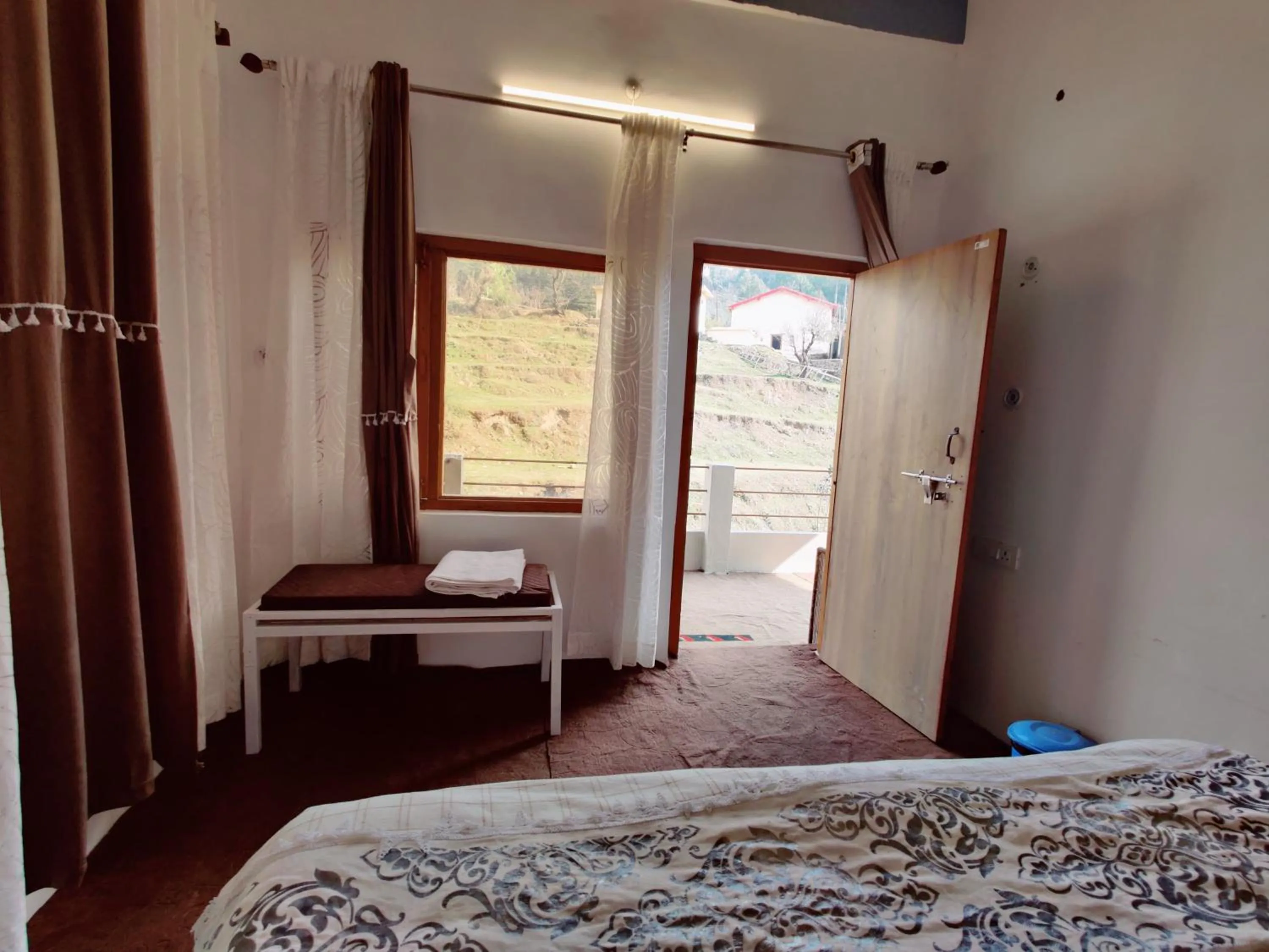 Bedroom, Bed in The Rare Ones, Bhalugaad Resort and game Zone
