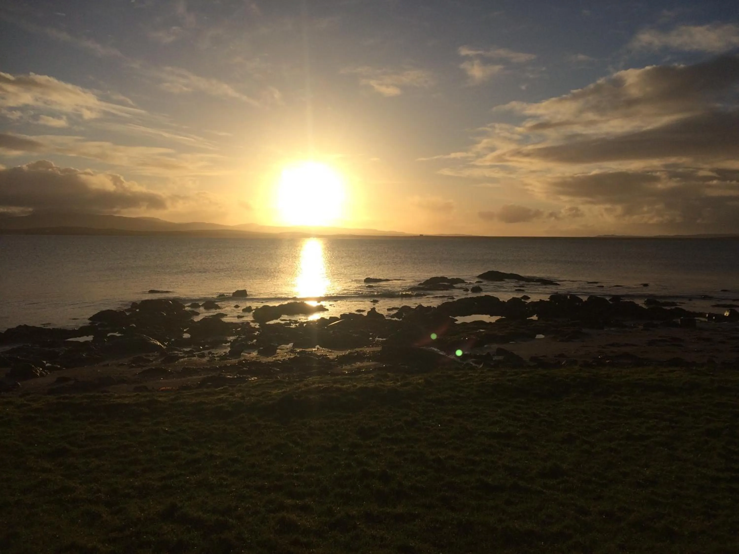 Sunset in Burnside Lodge