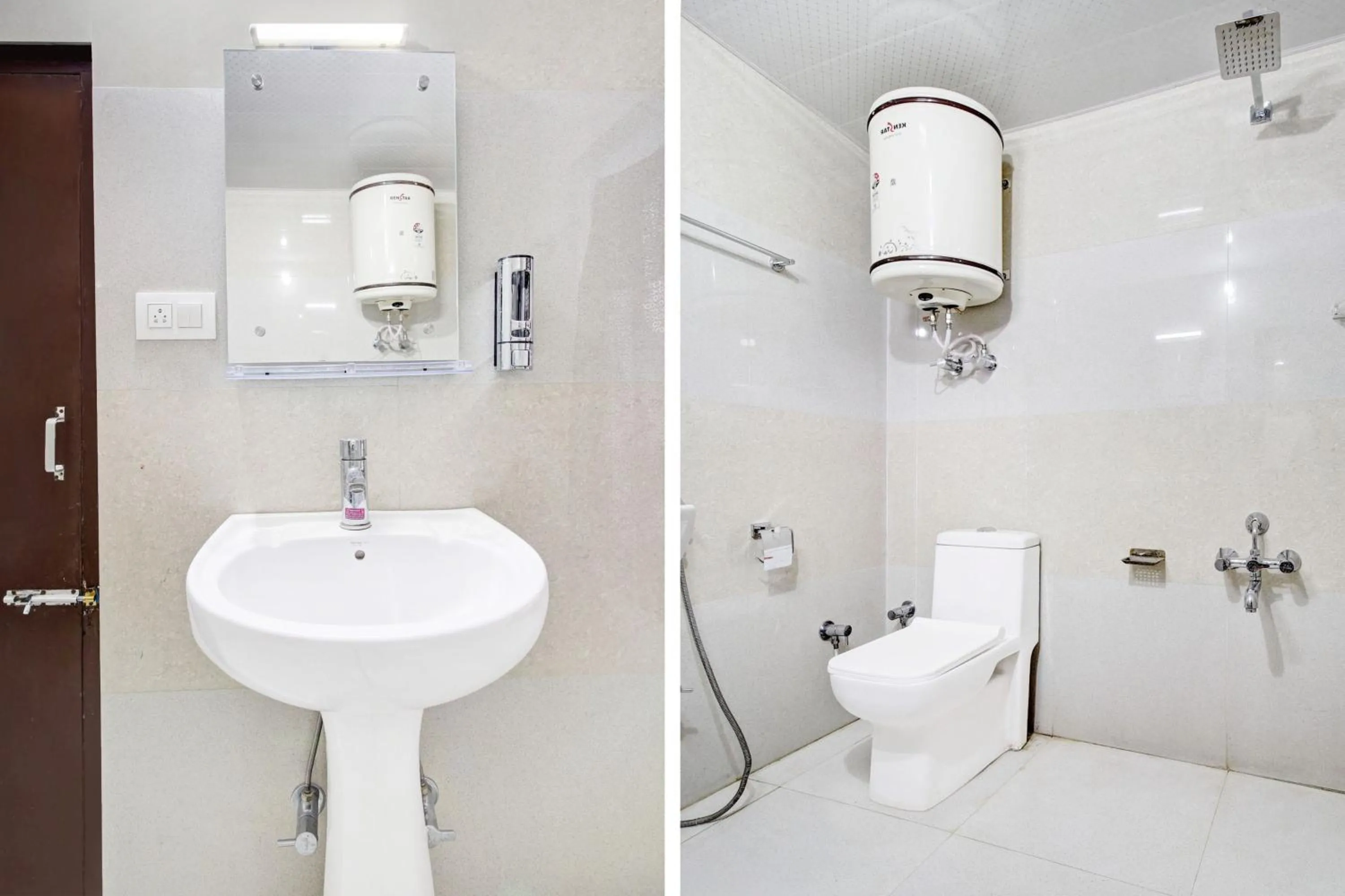 Bathroom in Super Collection O Rajbagh formerly Lavender