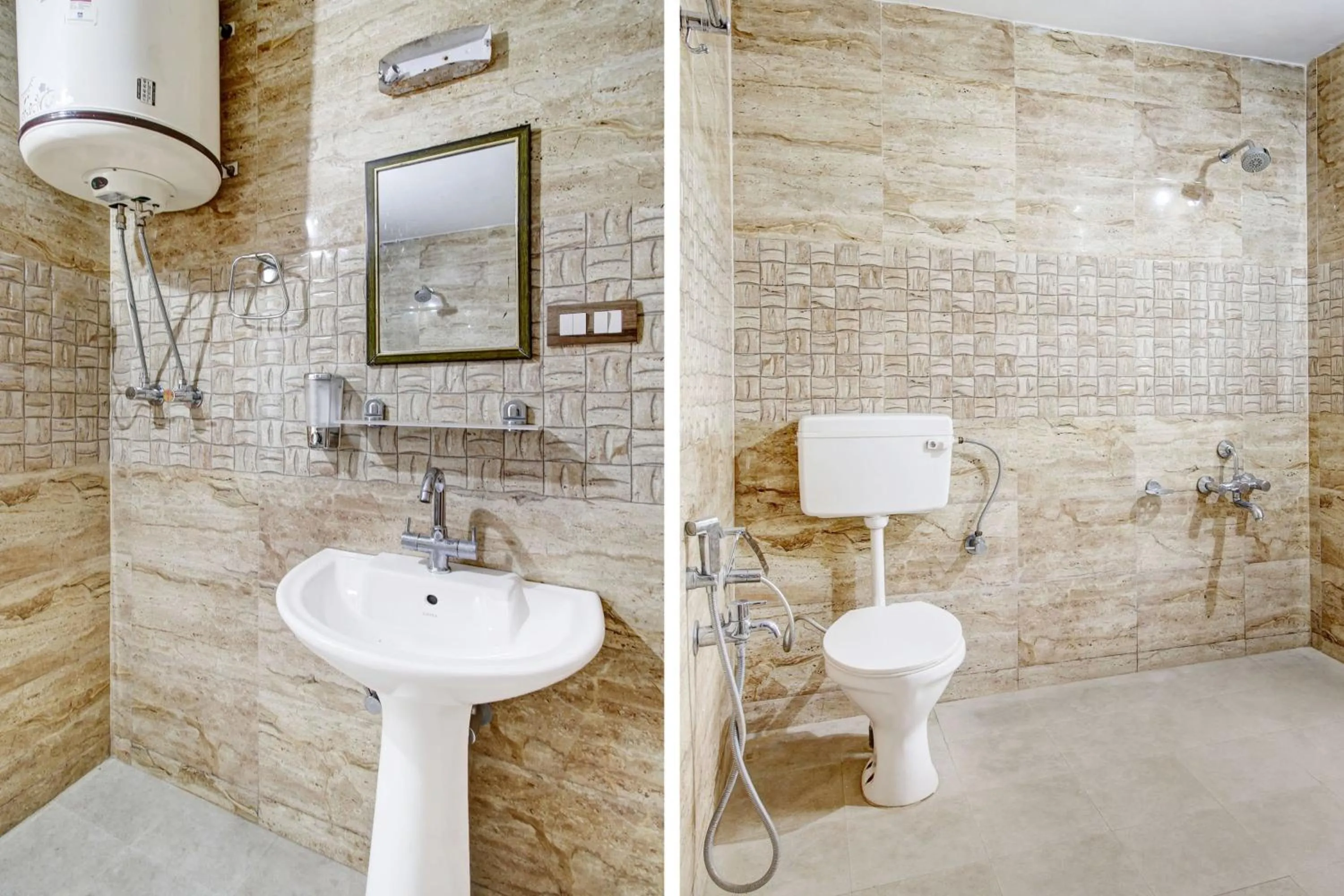 Bathroom in Super Collection O Rajbagh formerly Lavender