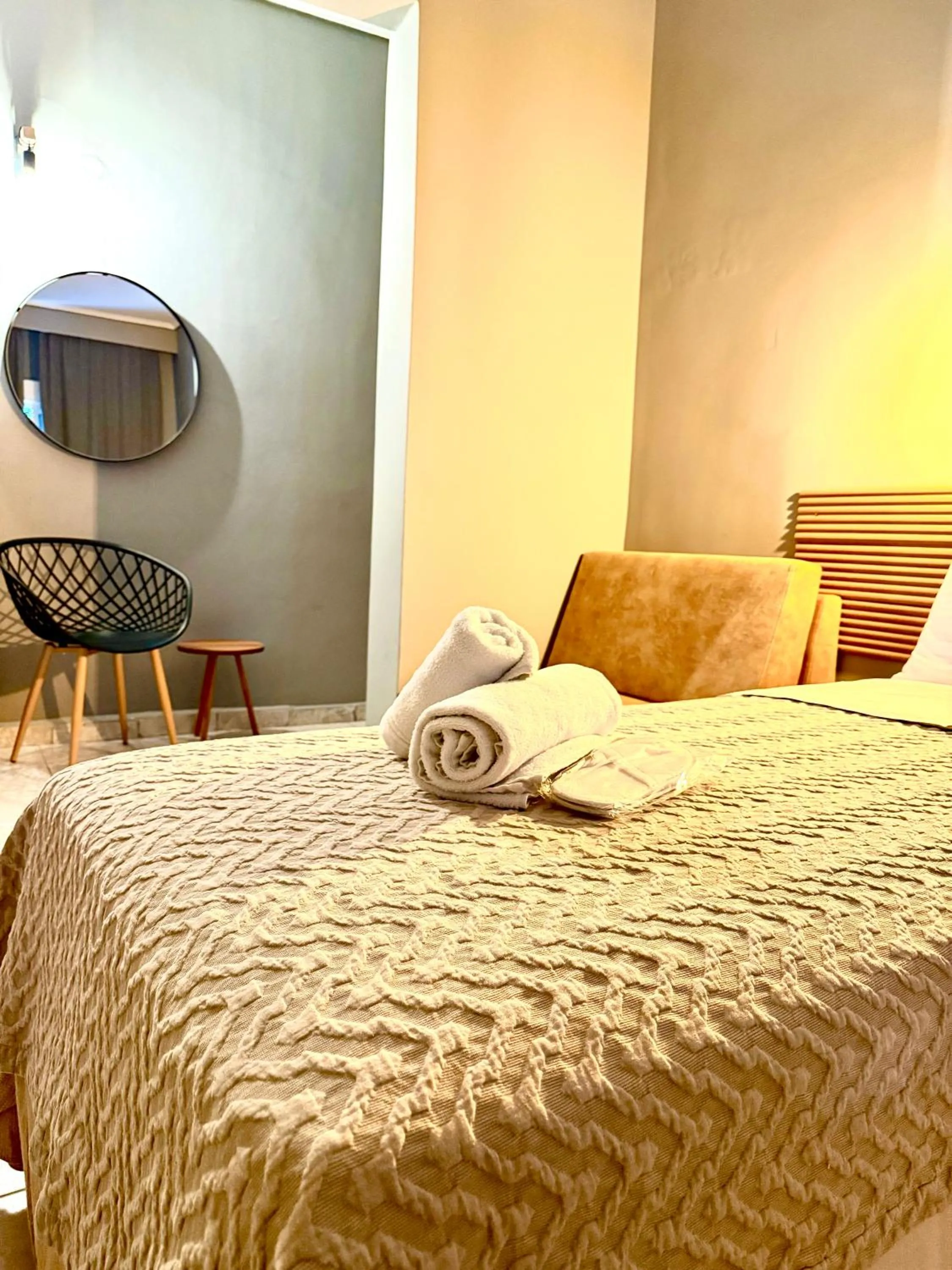 Bed in ESPERIA Drama HOTEL
