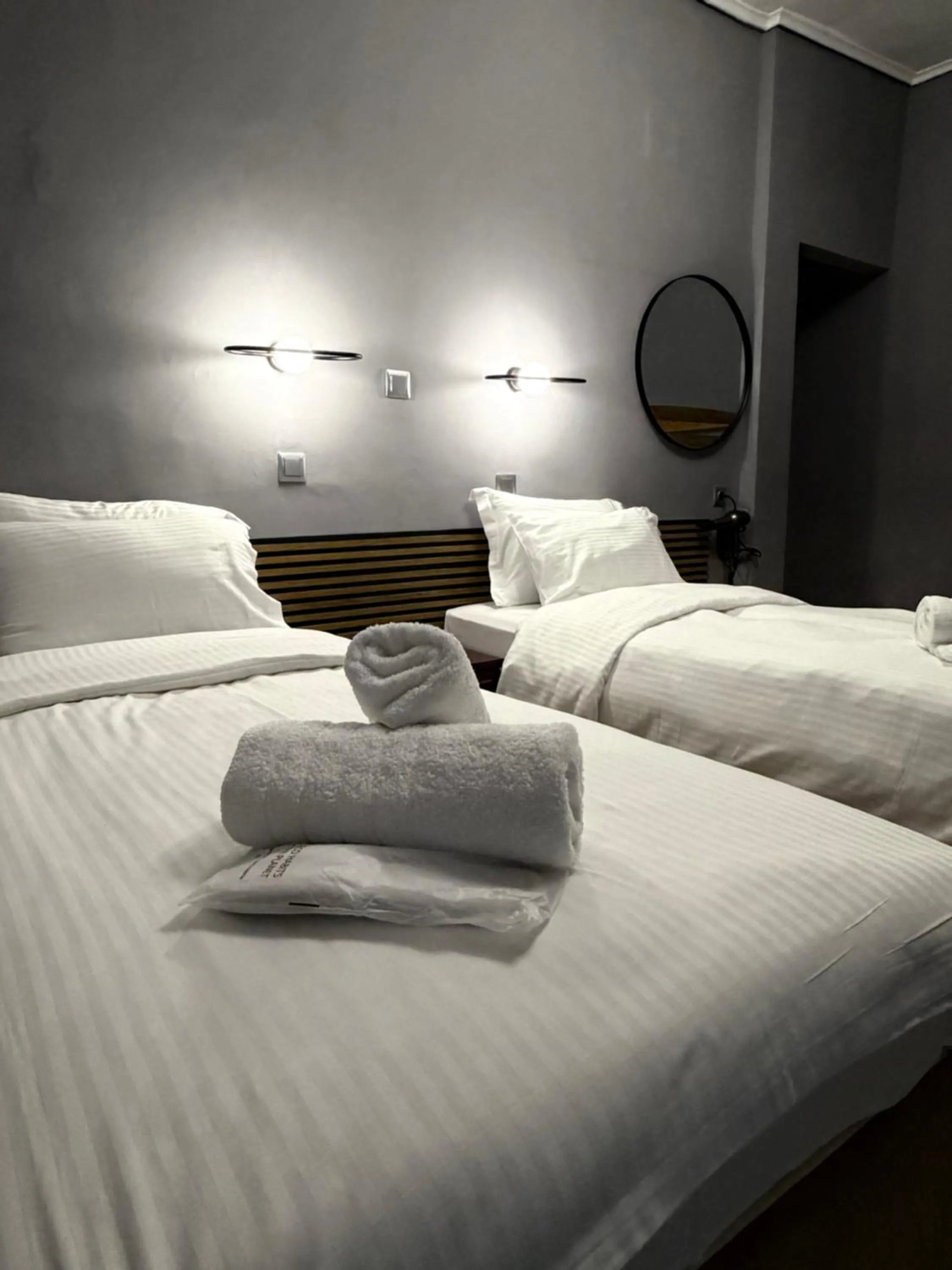 Bed in ESPERIA Drama HOTEL