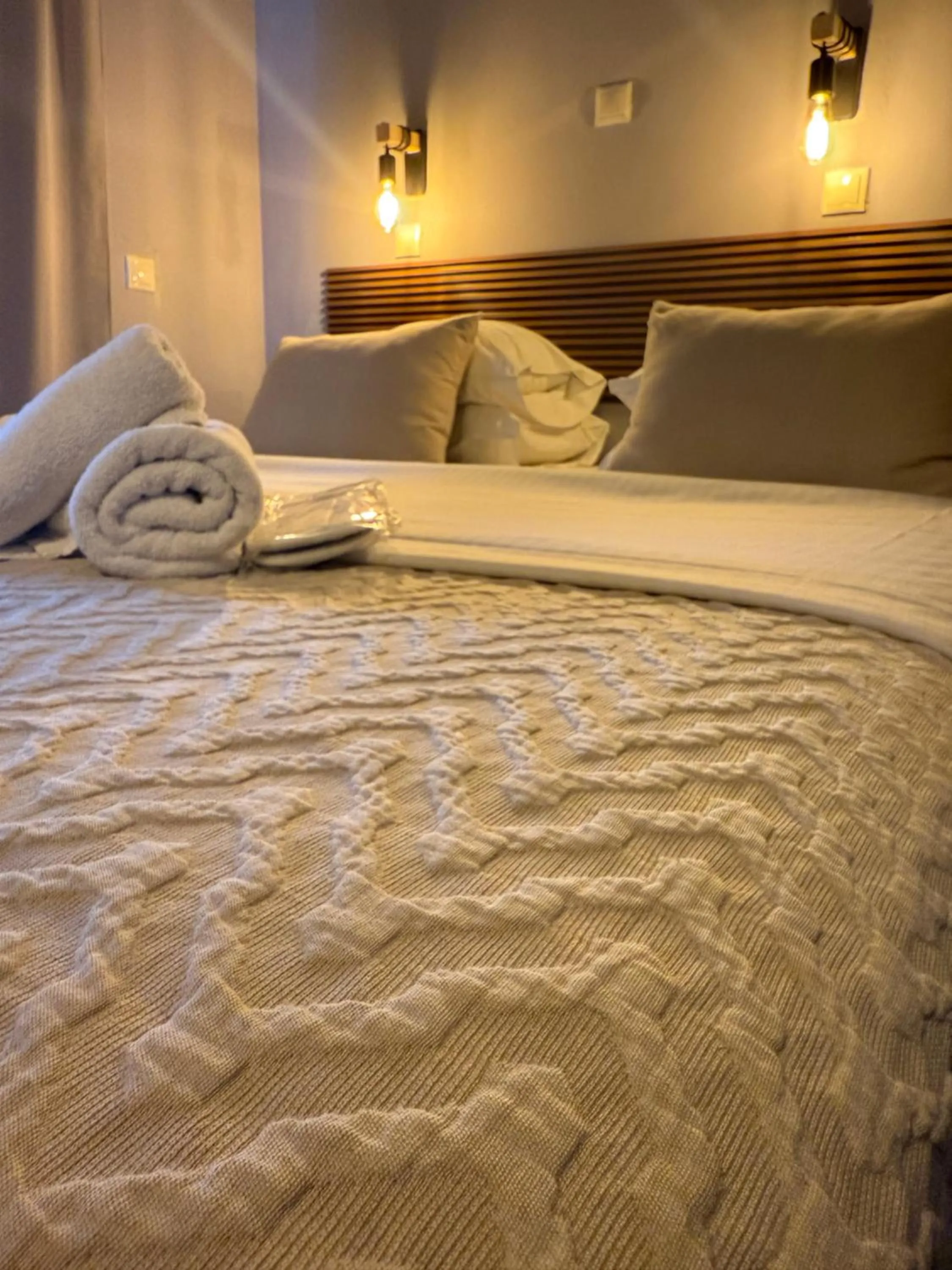 Bed in ESPERIA Drama HOTEL