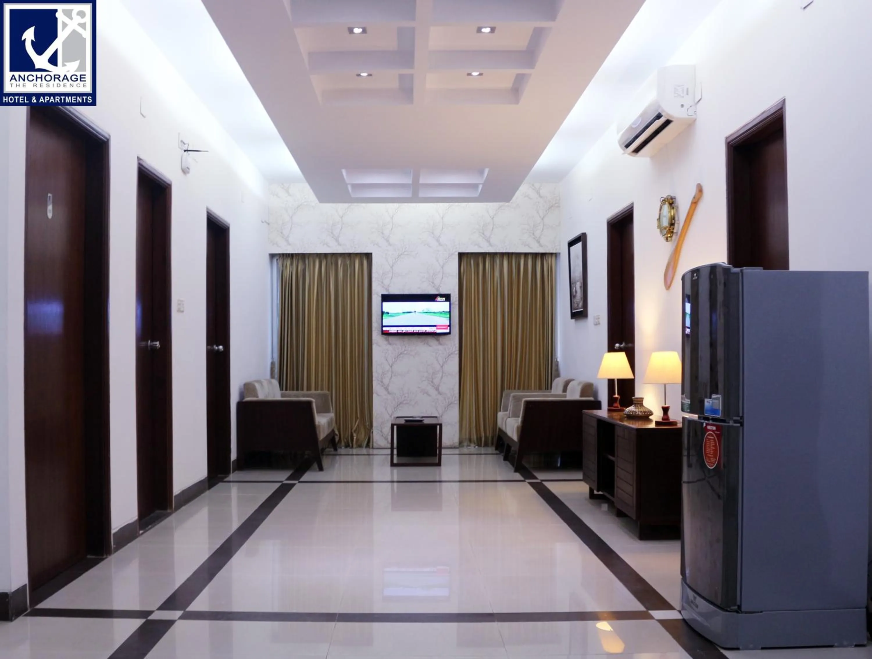 Living room in Anchorage The Residence