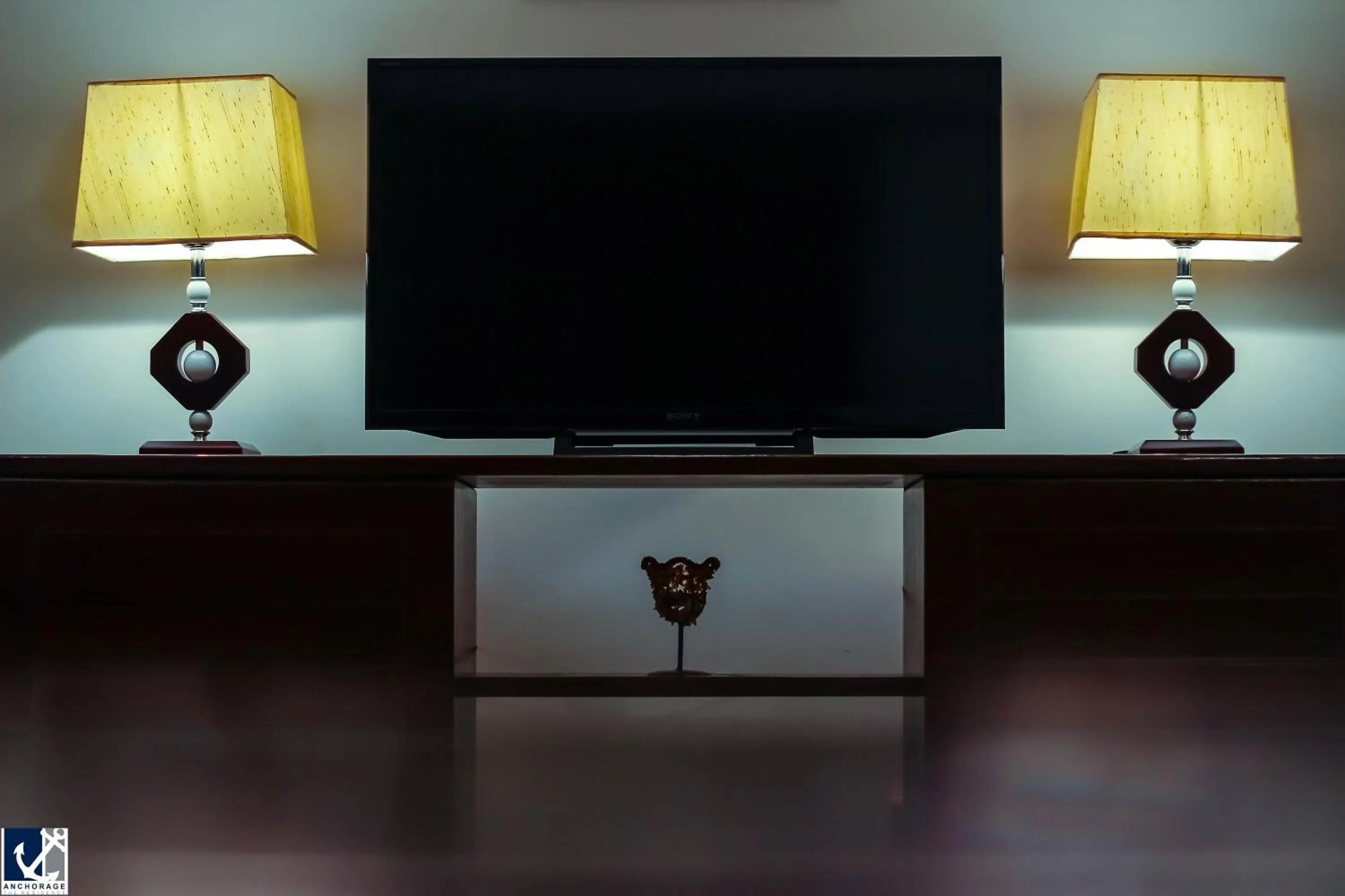 Living room in Anchorage The Residence