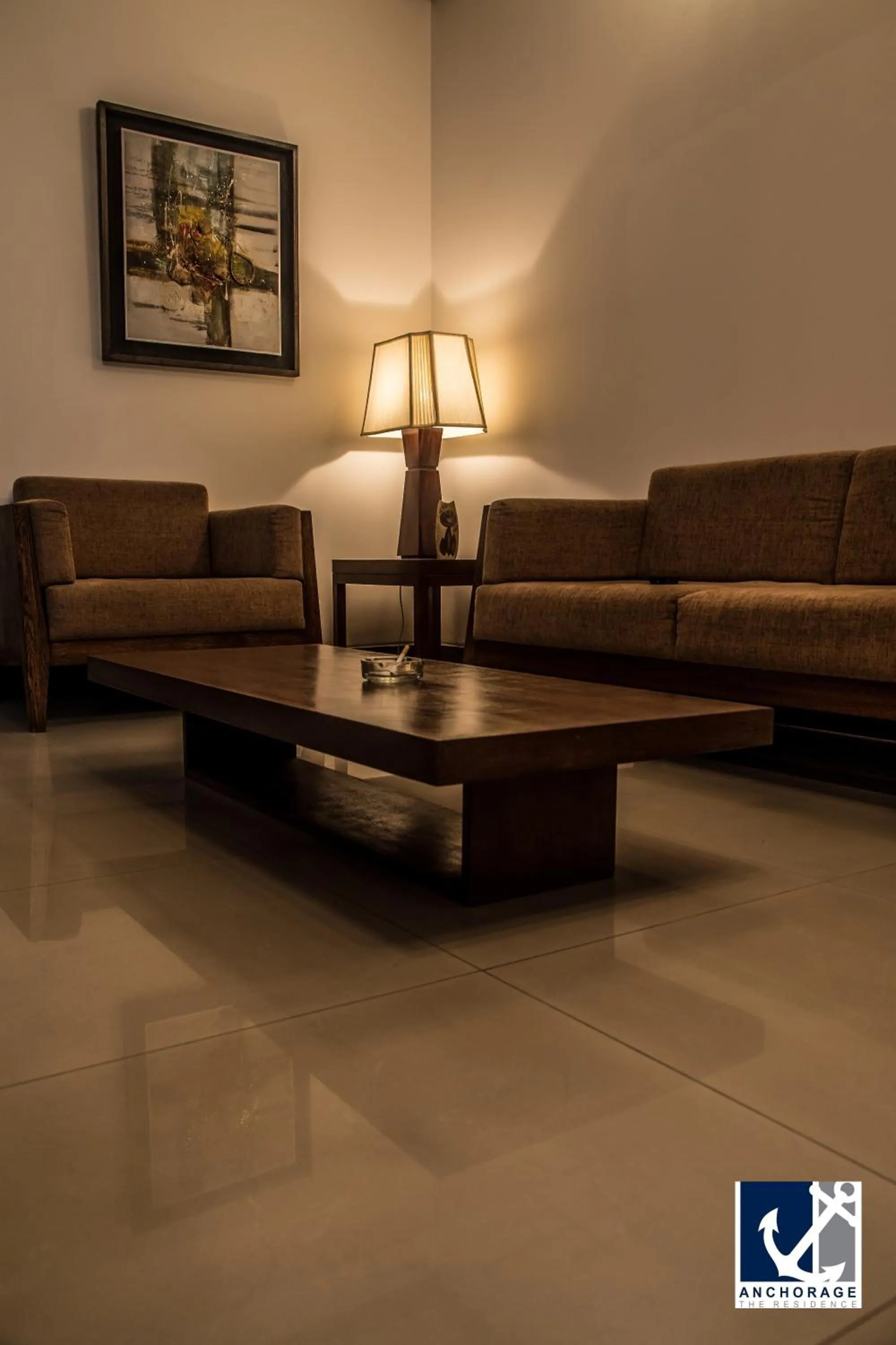 Living room in Anchorage The Residence