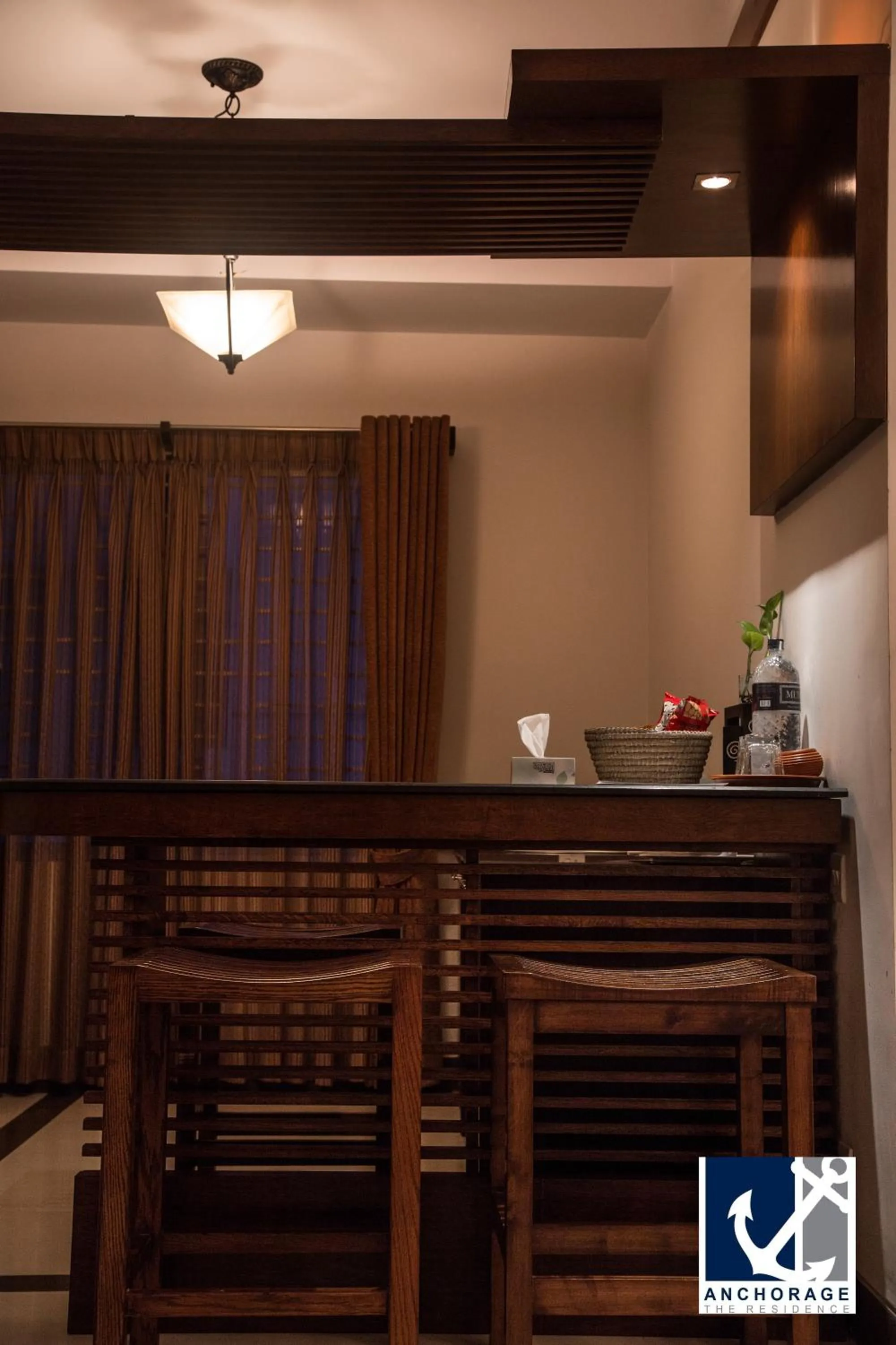 Living room in Anchorage The Residence