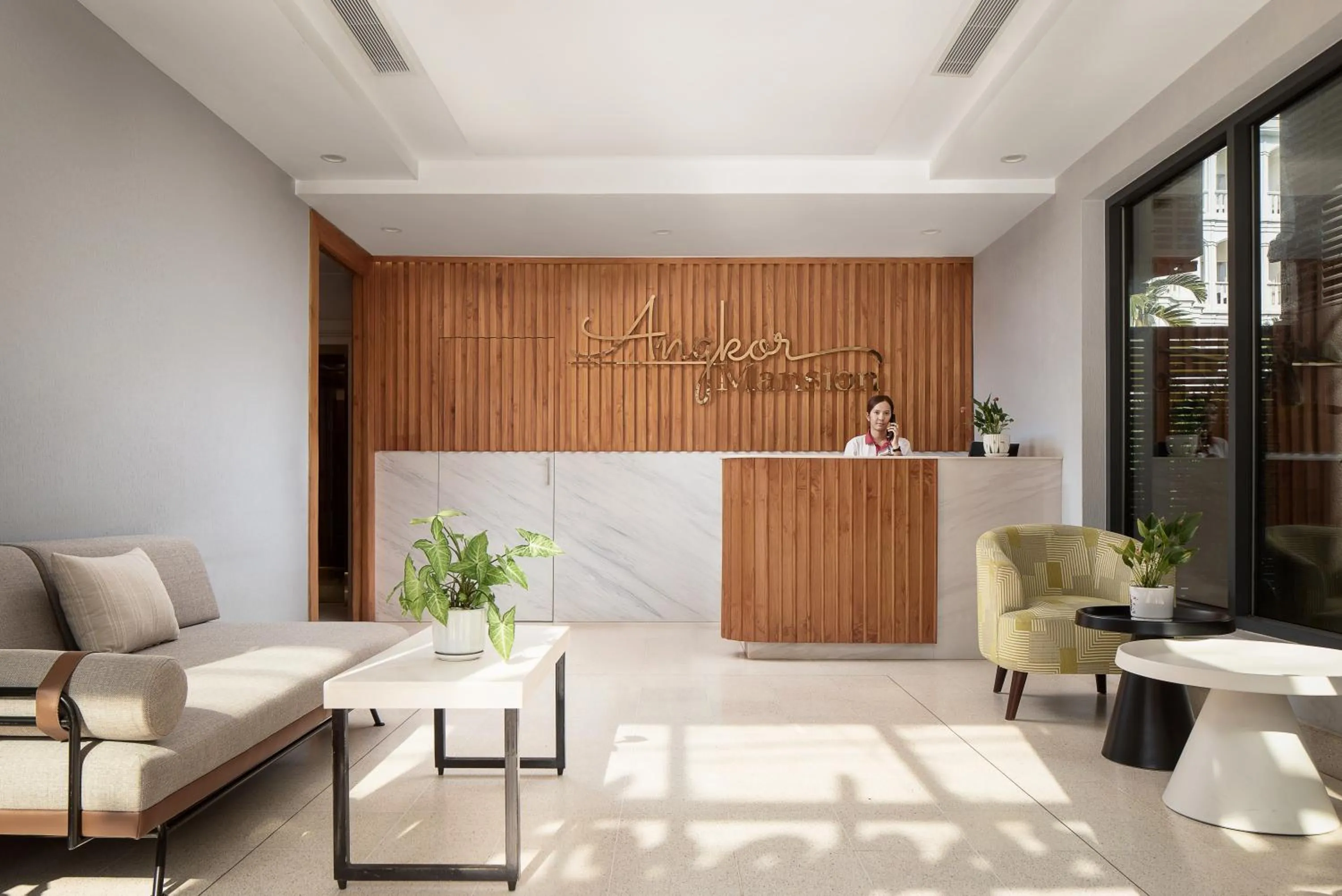 Lobby or reception in Angkor Mansion & Residence