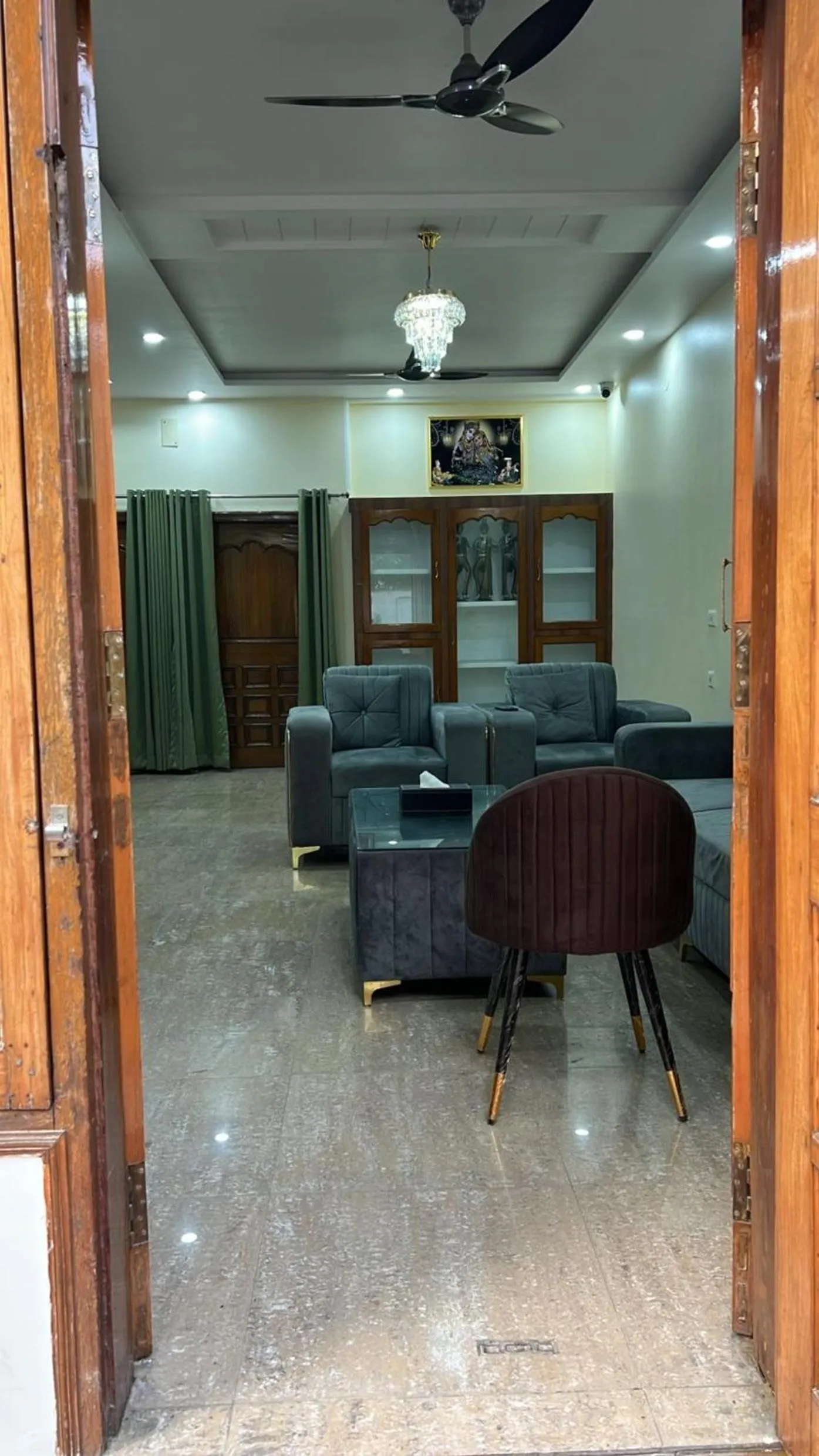 Living room in Om Kashi Villa