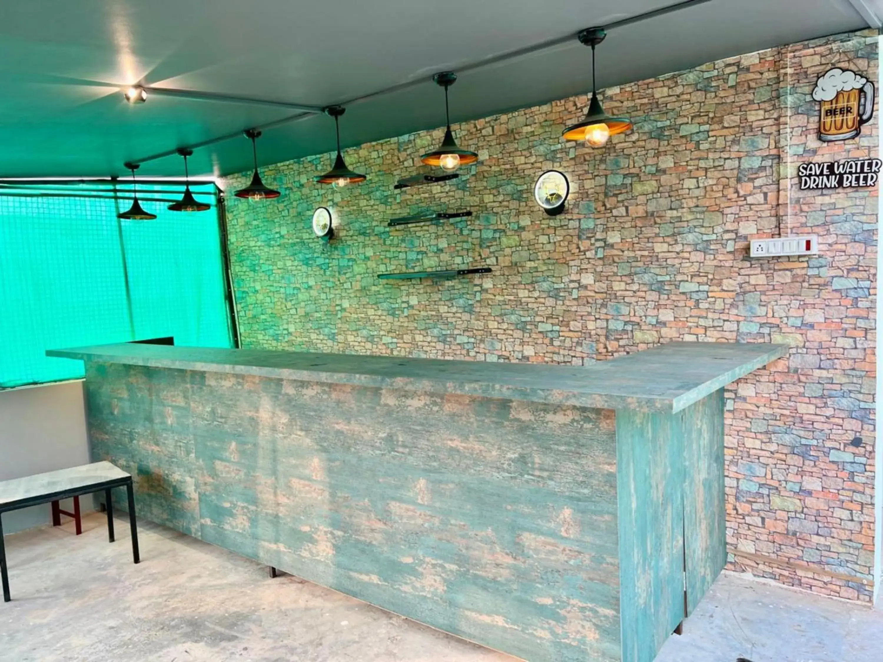 Lounge or bar in Om Kashi Villa Lounge or bar in Om Kashi Villa