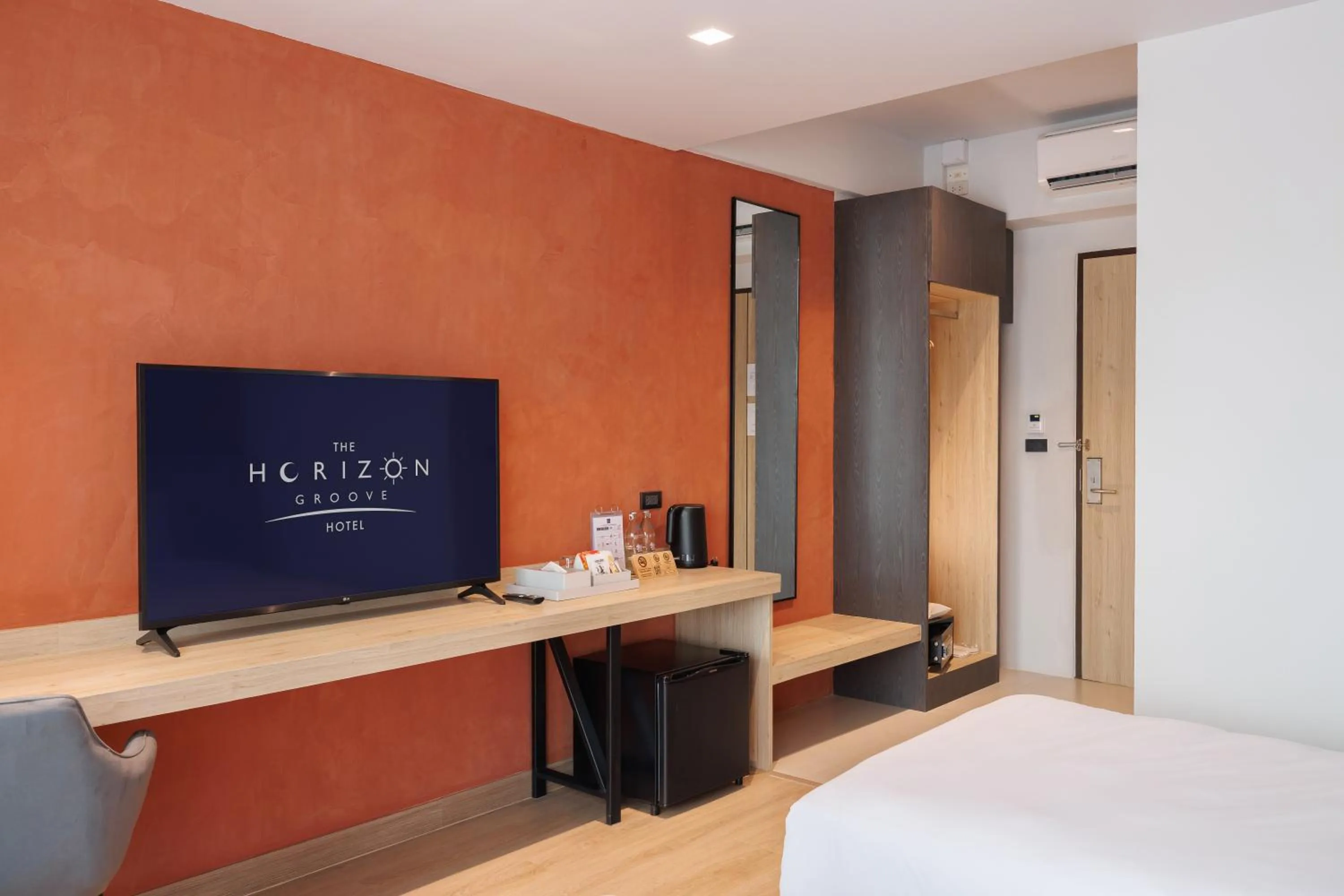 Bed in The Horizon Groove Hotel