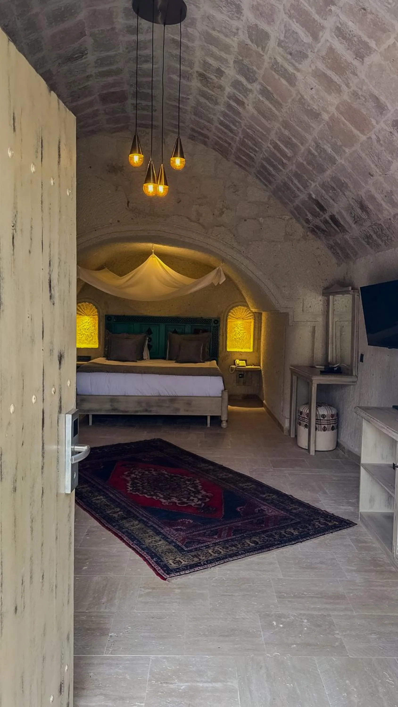 Bed in Zemi Hotel Cappadocia