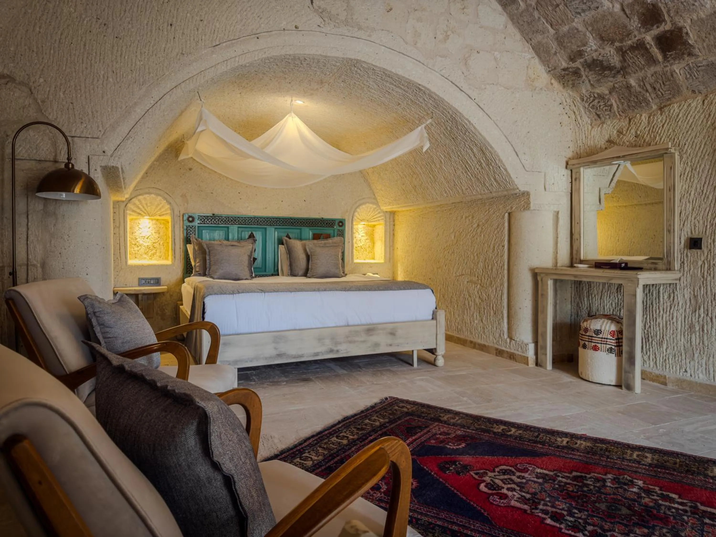 Bed in Zemi Hotel Cappadocia
