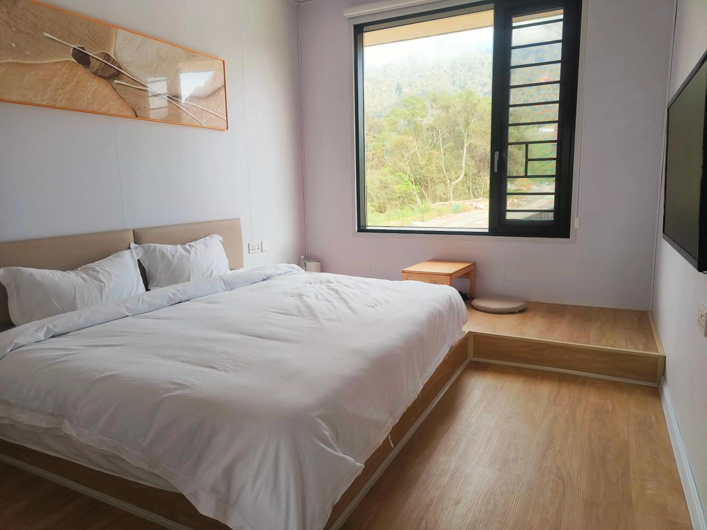 Bed in The Pampines Villa, Mount Kinabalu
