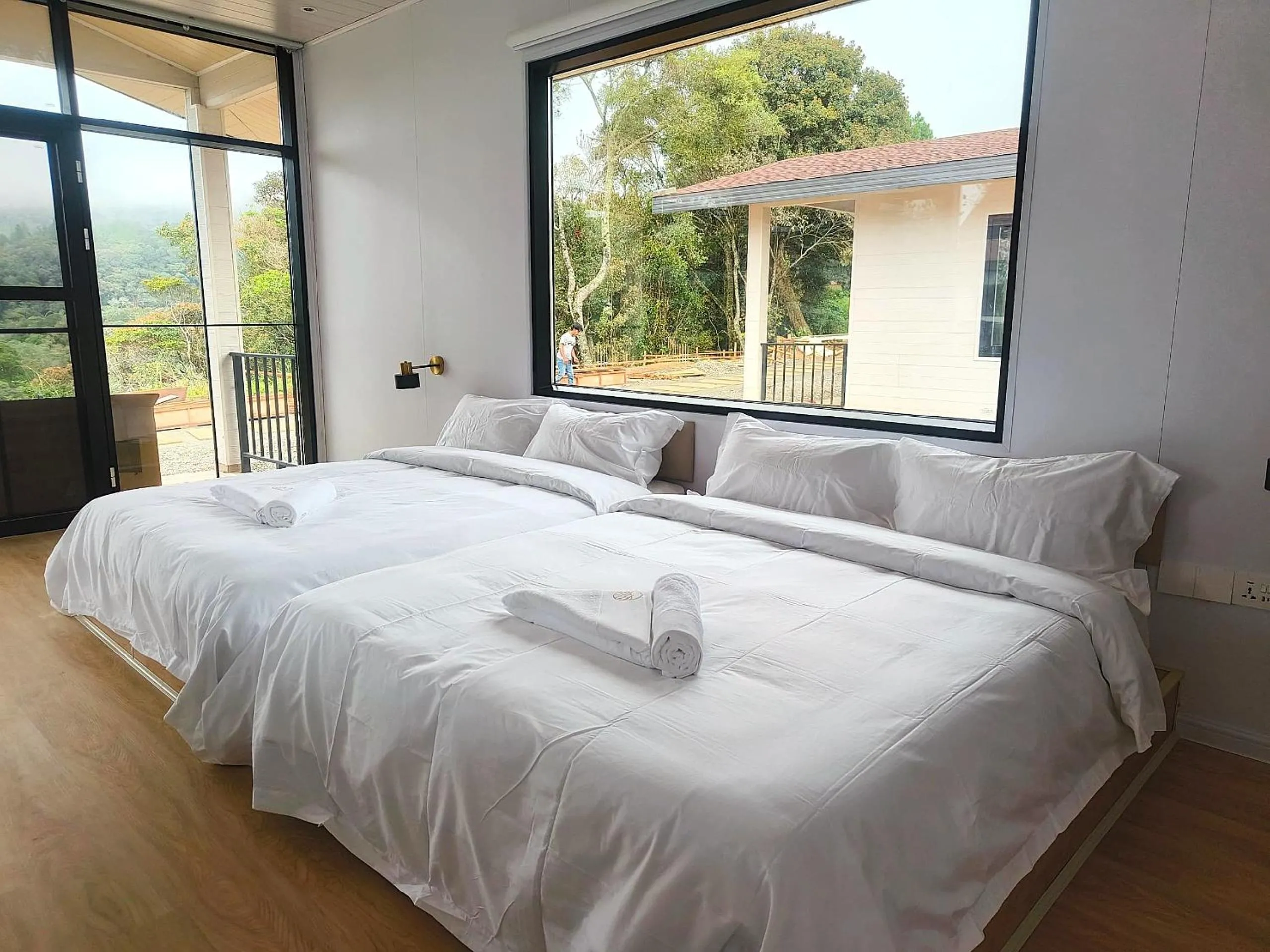 Bed in The Pampines Villa, Mount Kinabalu