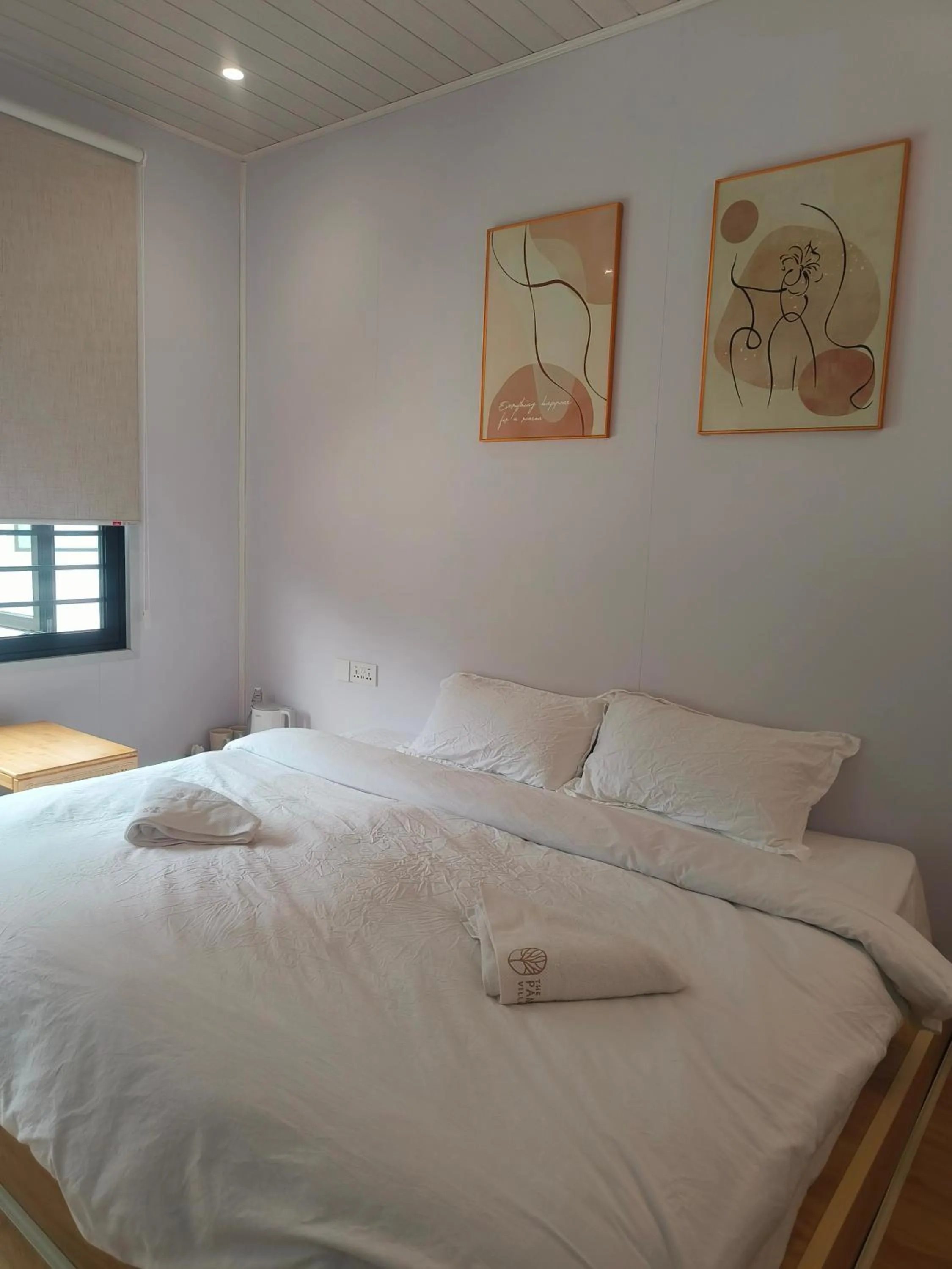 Bed in The Pampines Villa, Mount Kinabalu