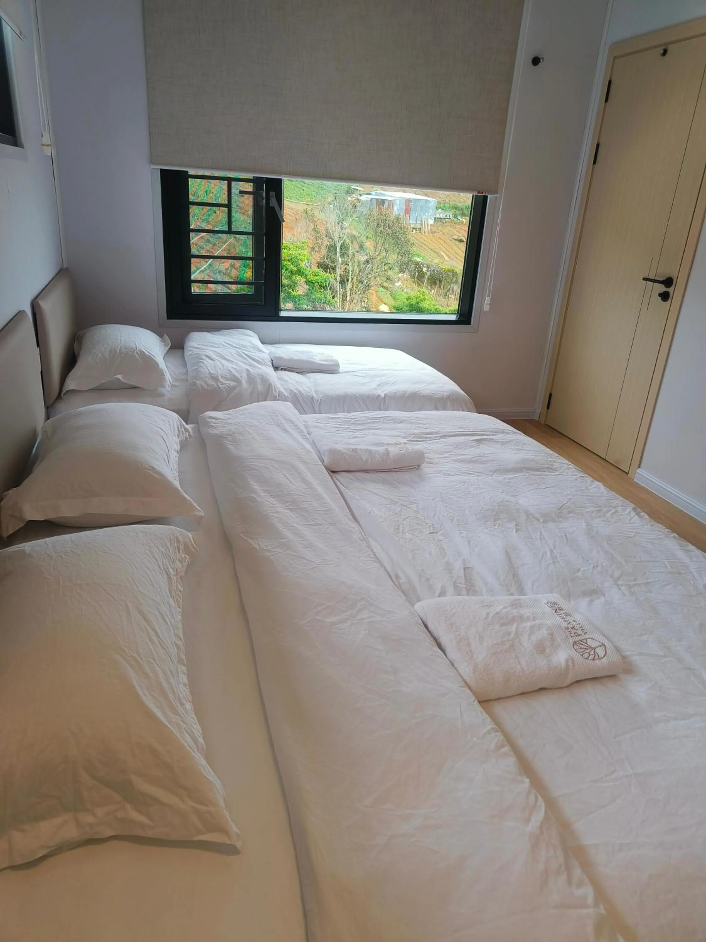 Bed in The Pampines Villa, Mount Kinabalu