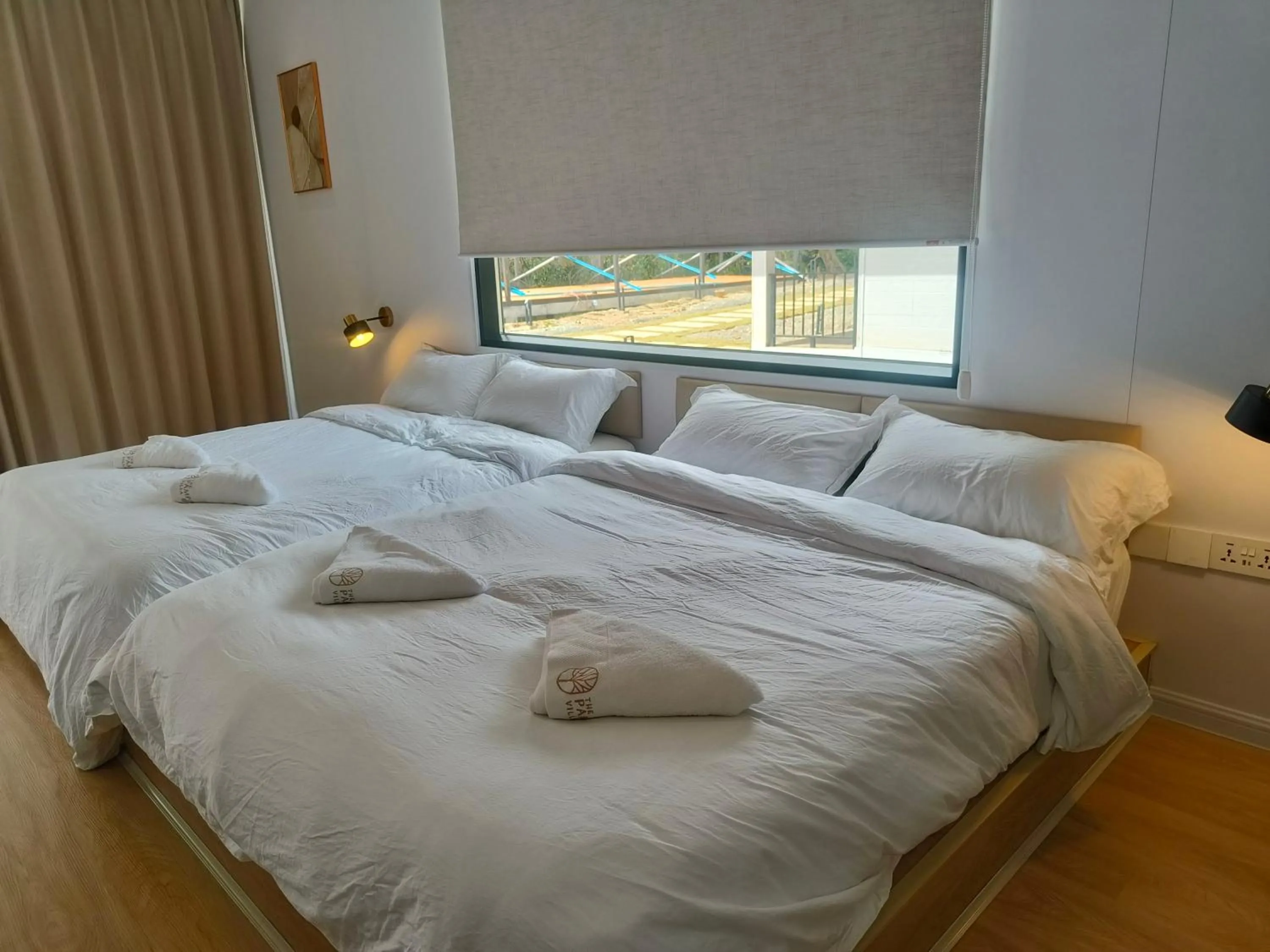 Bed in The Pampines Villa, Mount Kinabalu