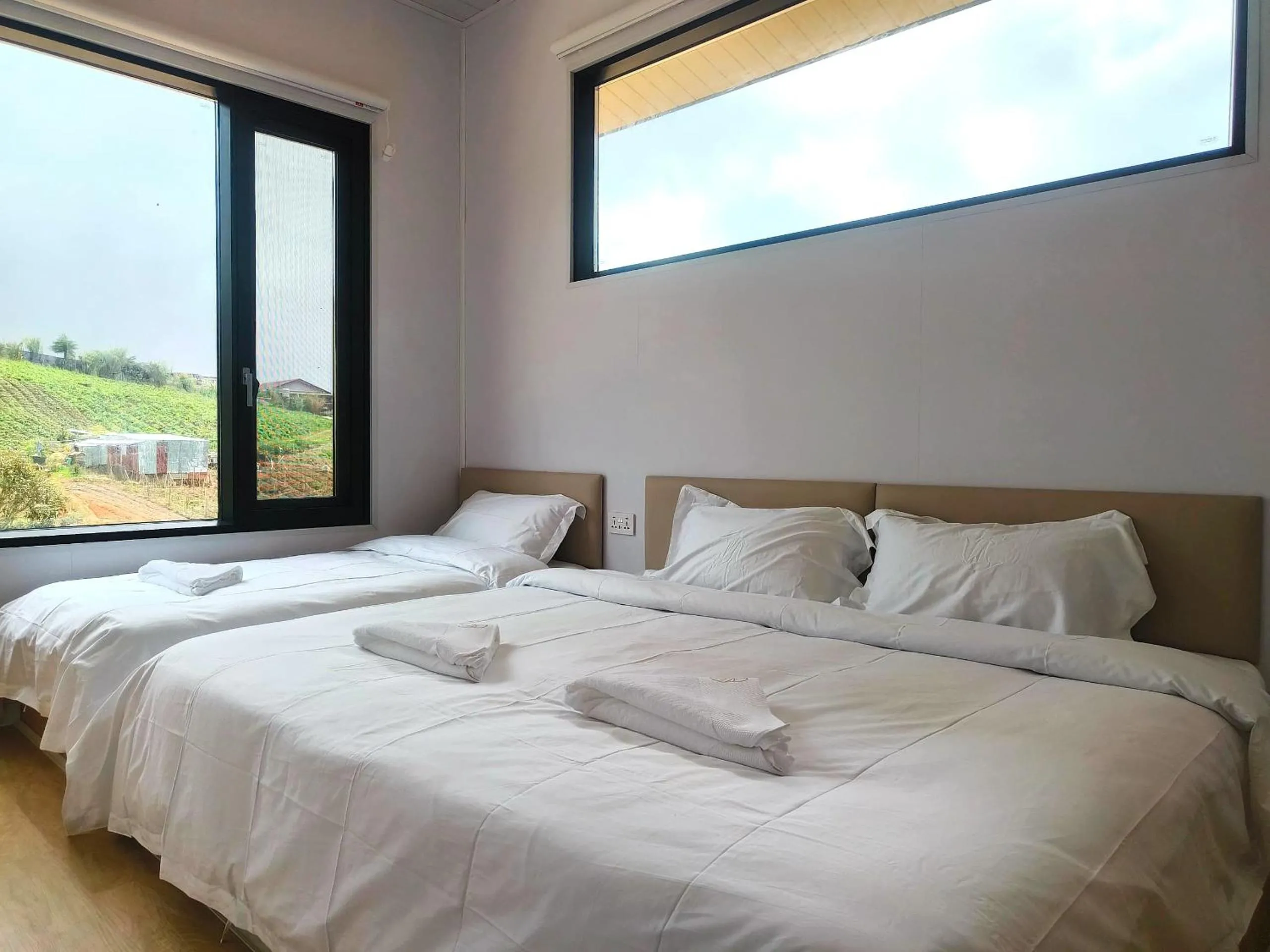 Bed in The Pampines Villa, Mount Kinabalu