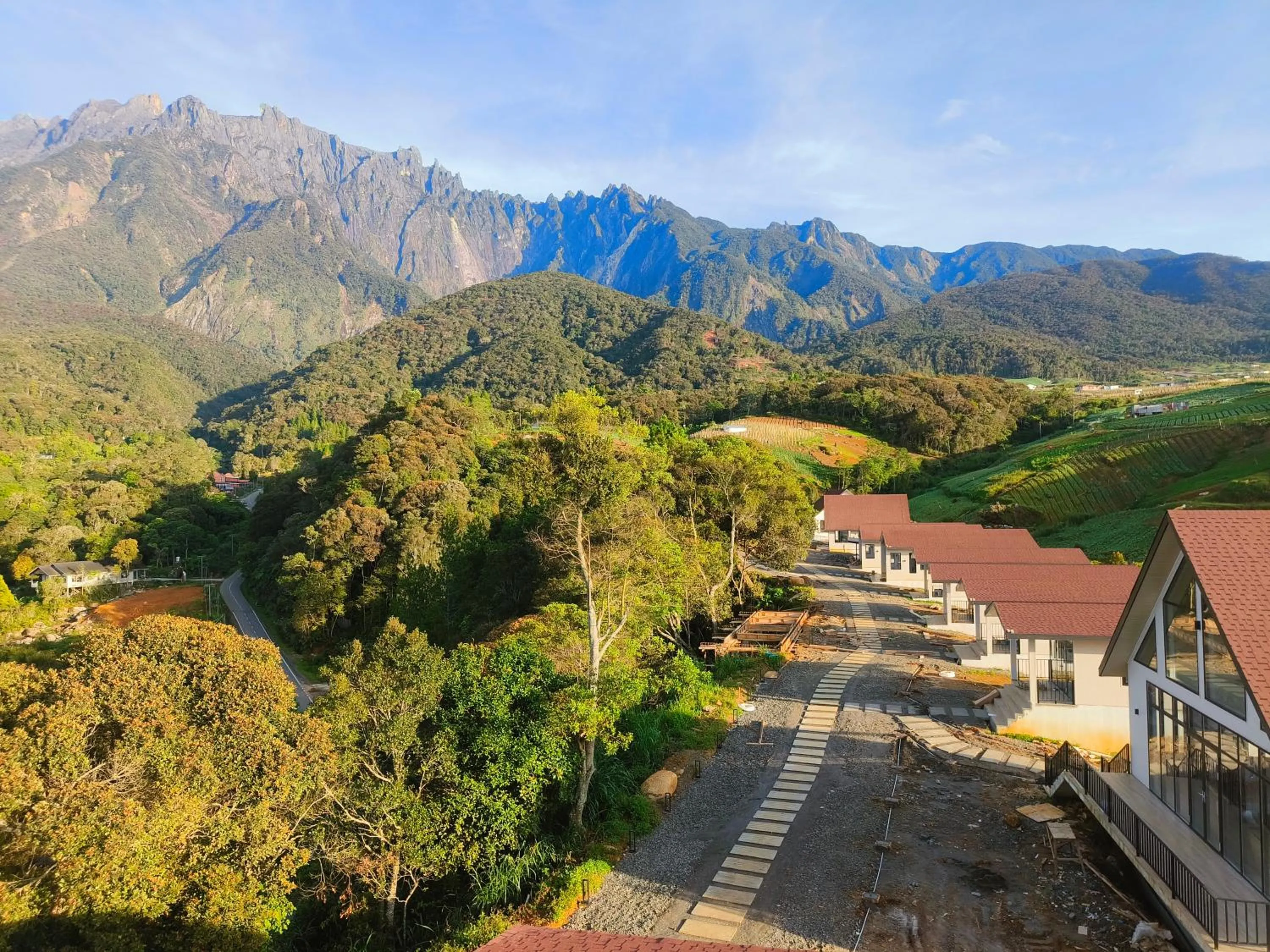 Patio in The Pampines Villa, Mount Kinabalu