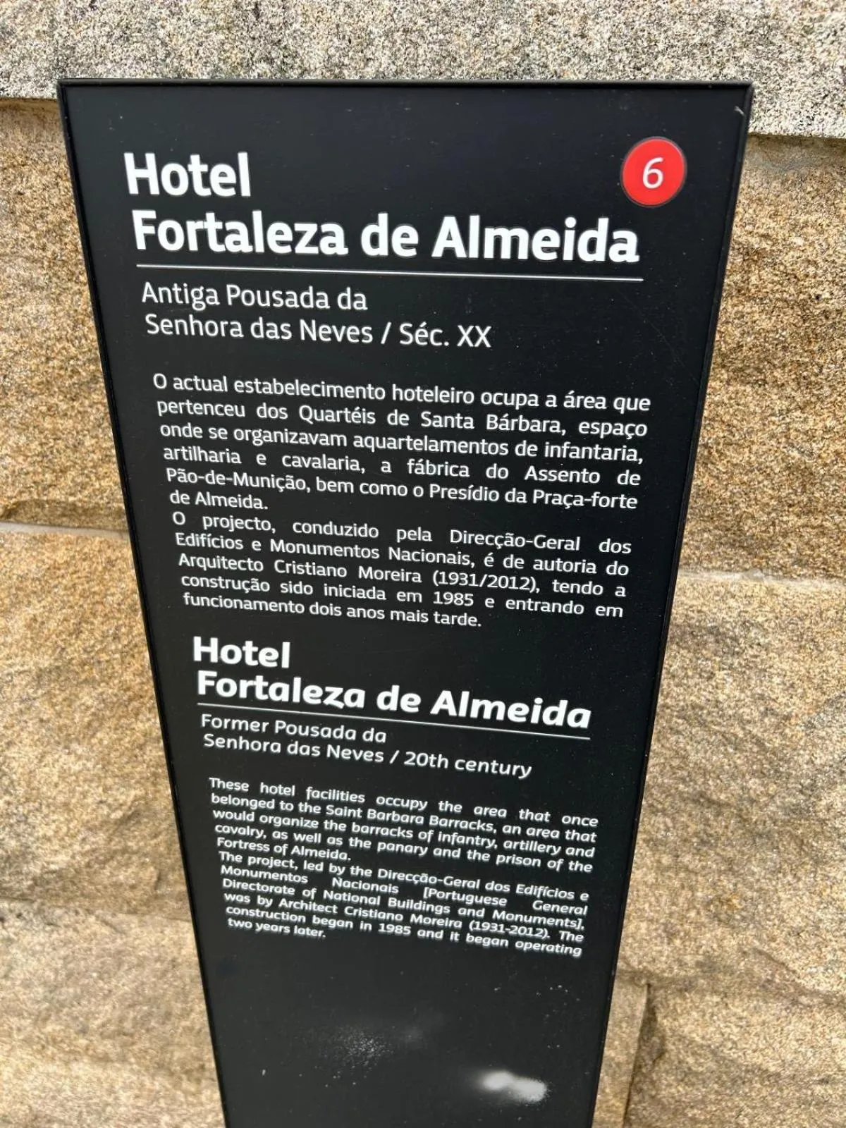 Property building in Hotel Fortaleza de Almeida by ASITE Hotels