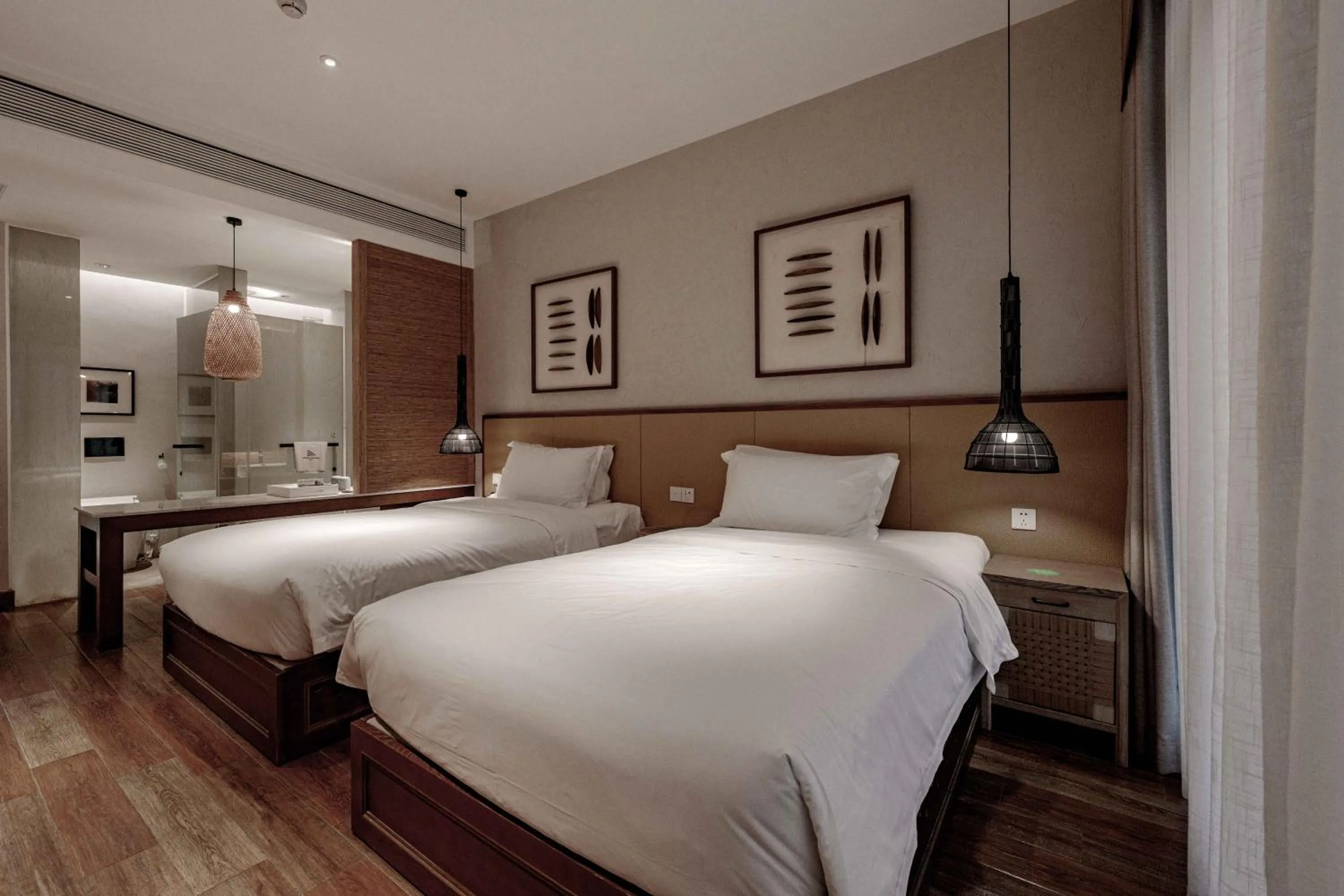 Bed in Ancient Charm Inn Chengdu