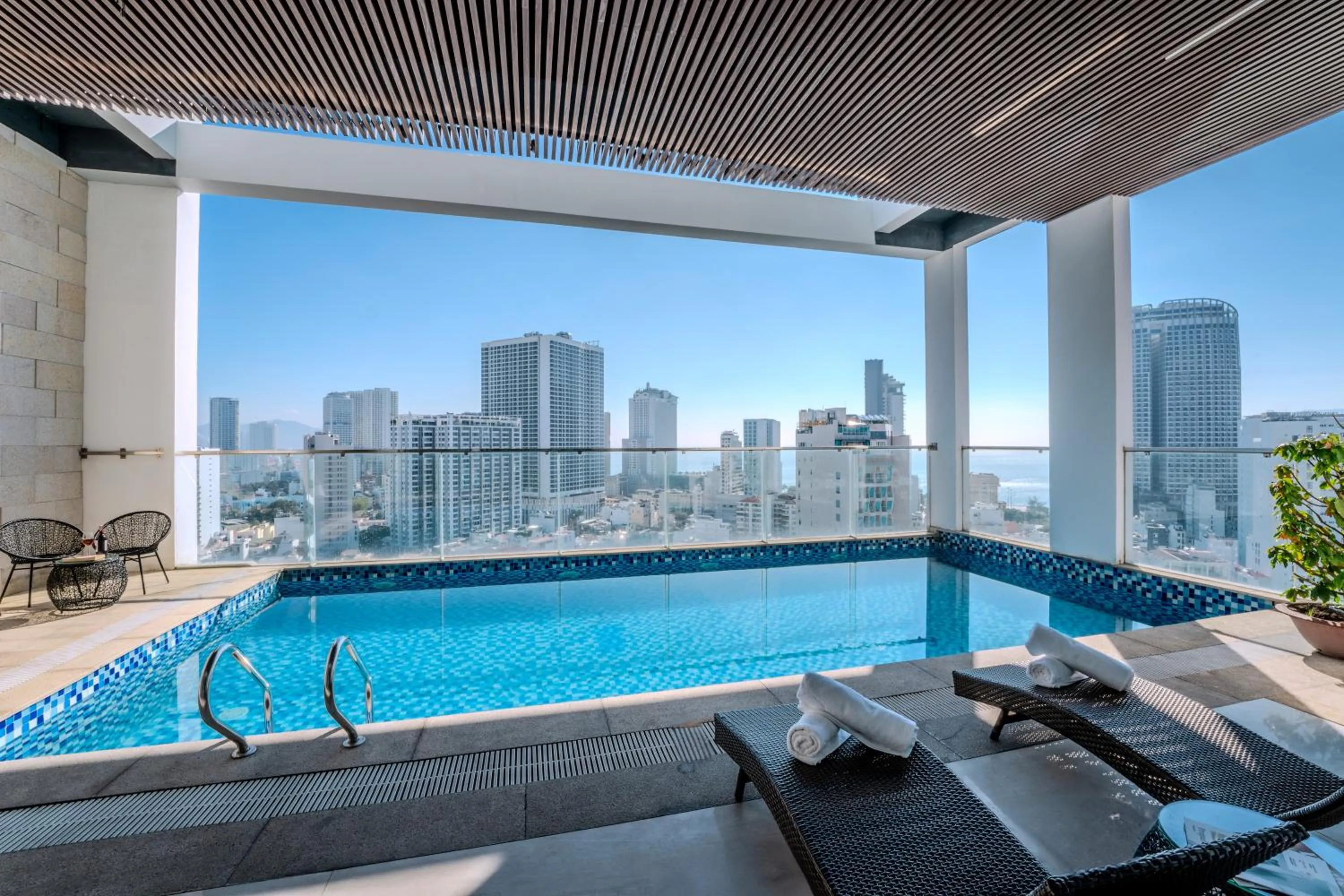 Swimming pool in Astica Hotel Nha trang