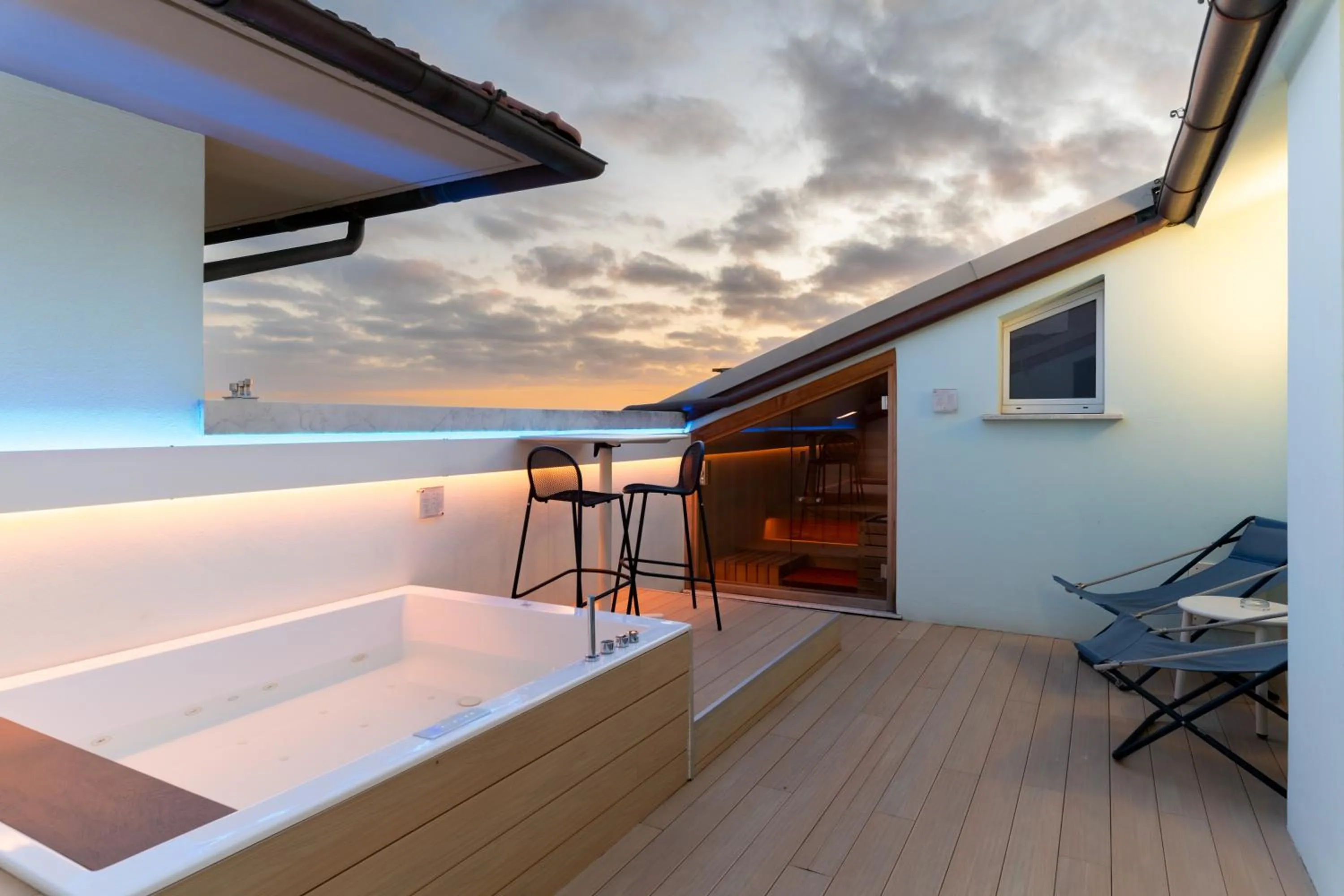 Hot Tub in Hotel Residence Esplanade