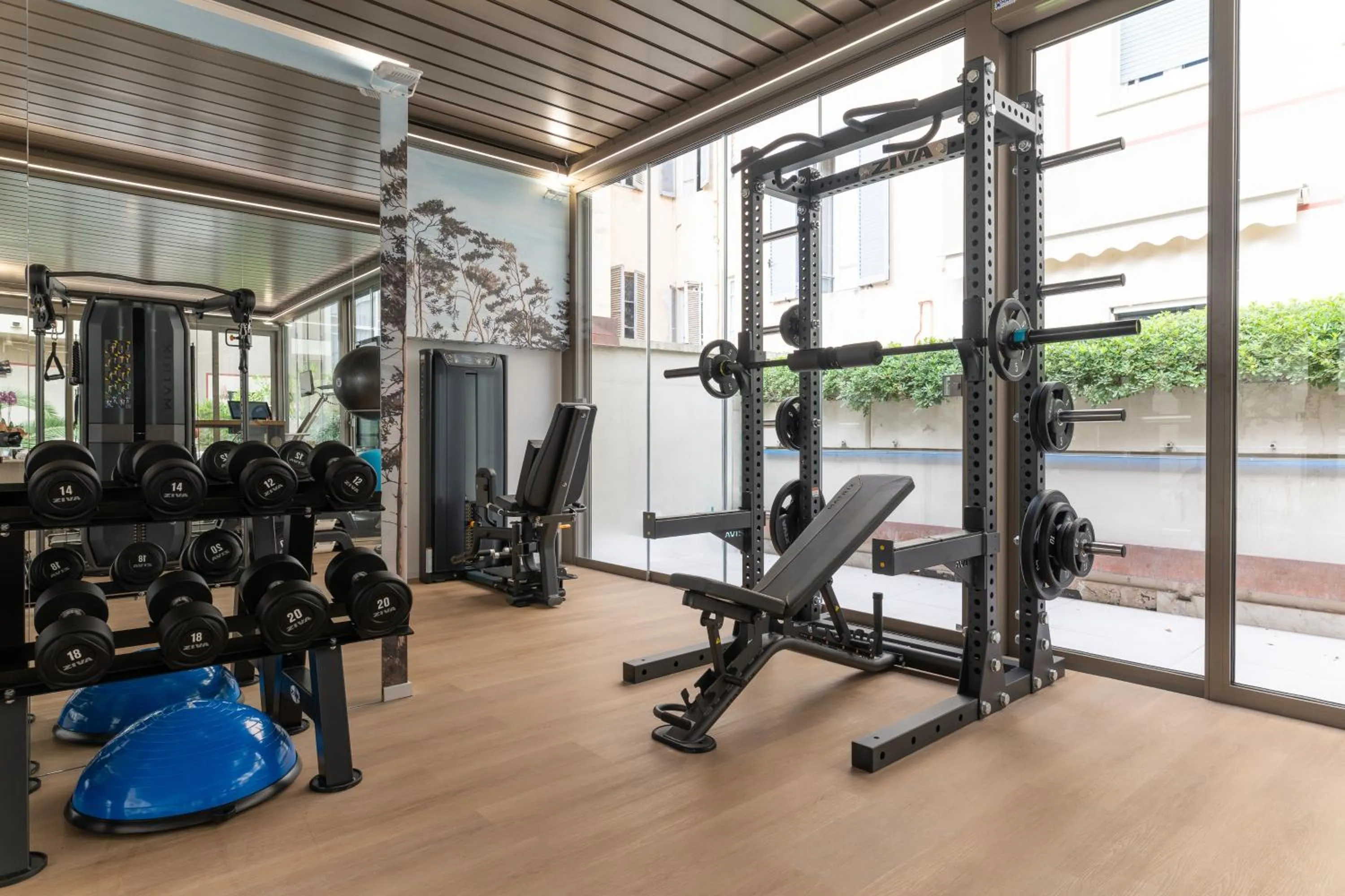 Fitness centre/facilities in Hotel Residence Esplanade
