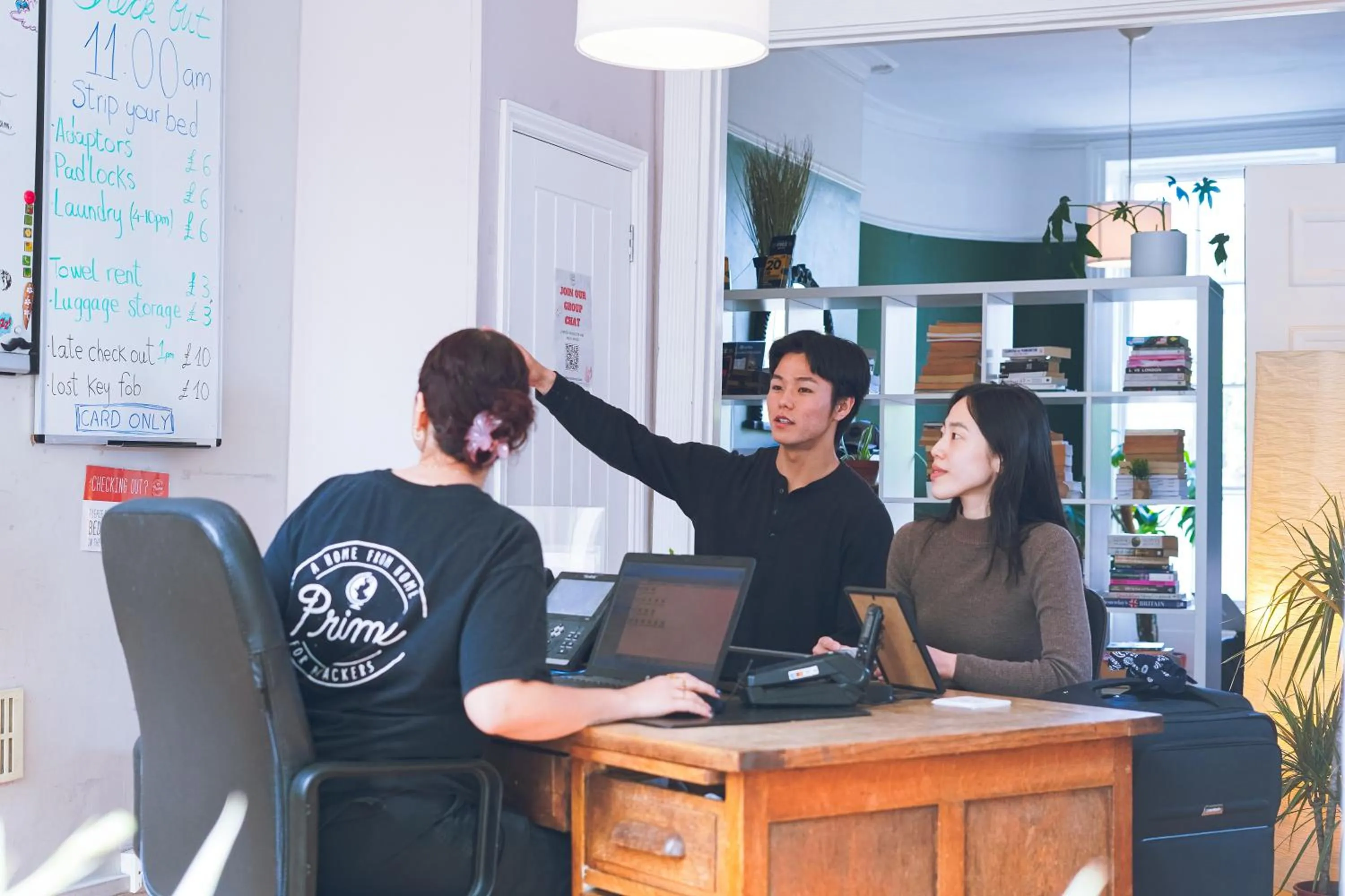 Lobby or reception in Prime Backpackers Angel