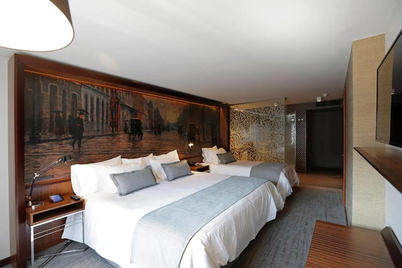 Bed in Hotel Cumbres Lastarria