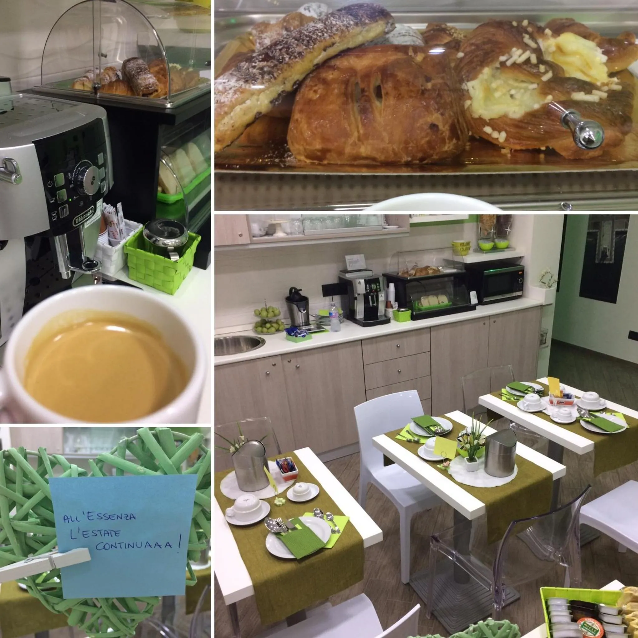 Food and drinks in L`essenza B&B