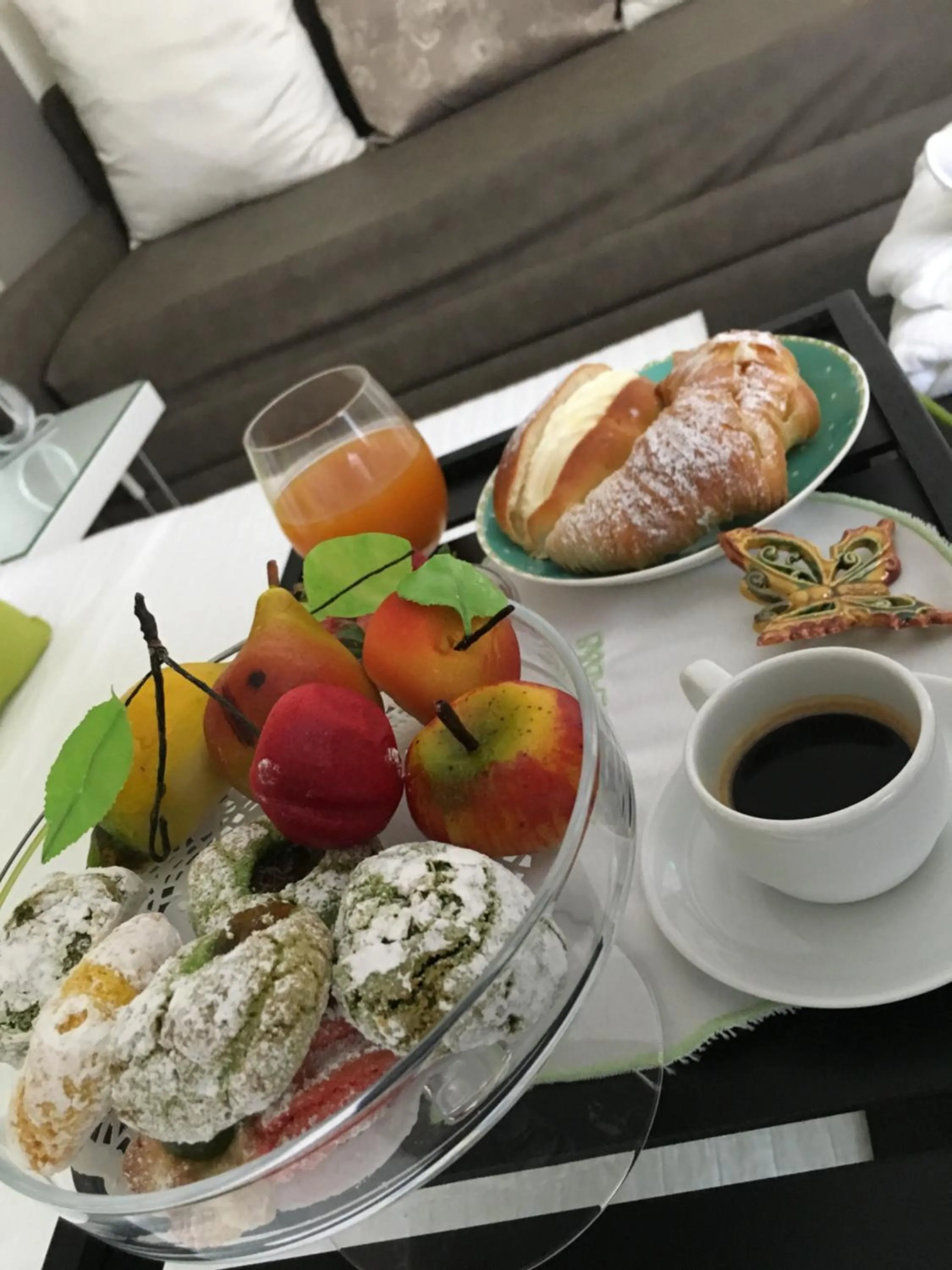 Food and drinks in L`essenza B&B