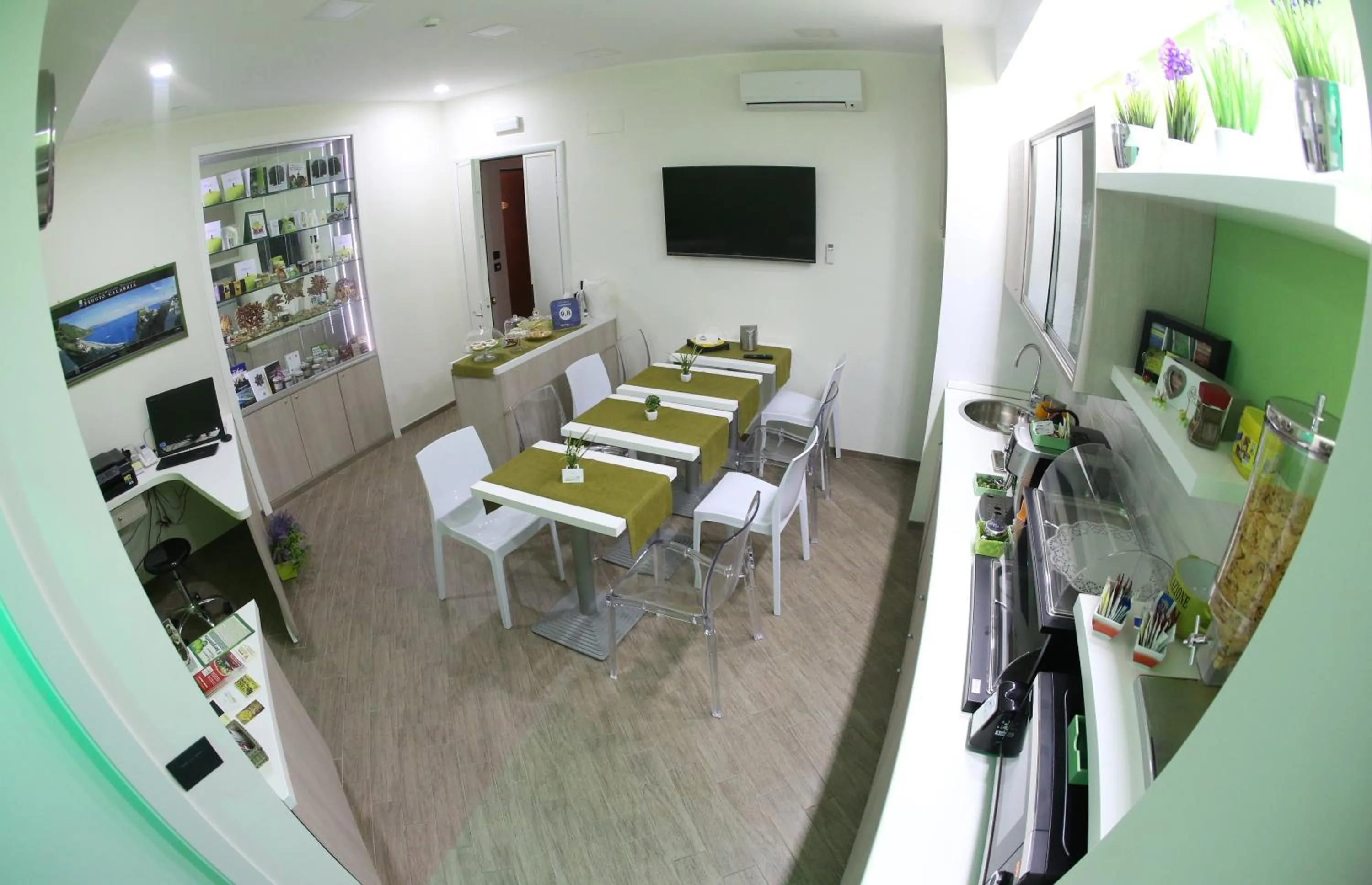 Lobby or reception in L`essenza B&B