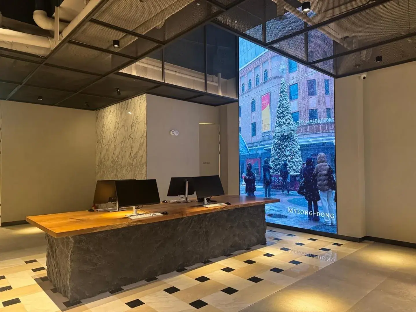 Lobby or reception in New Blanc Central Myeongdong Lobby or reception in New Blanc Central Myeongdong