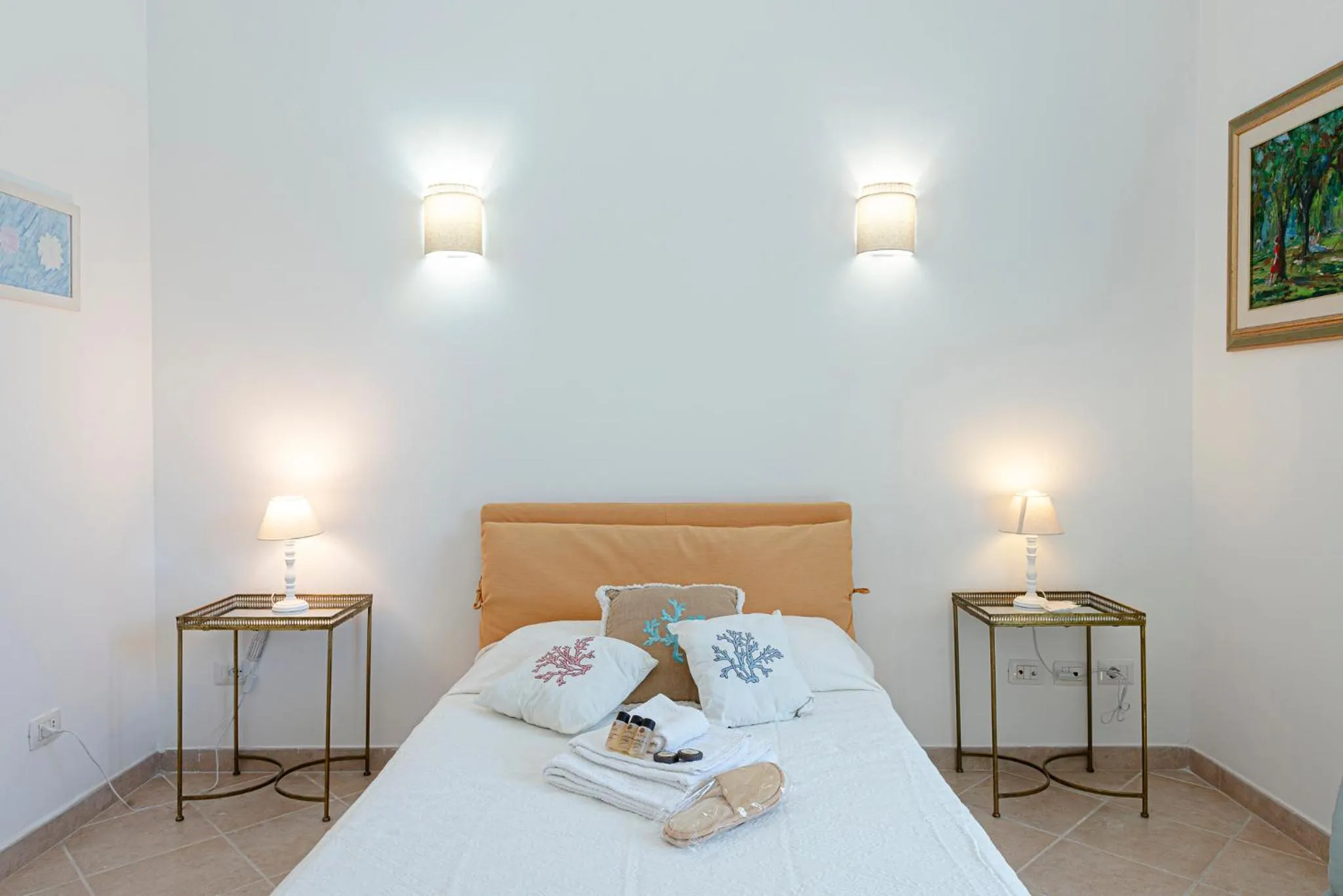 Bed in Villino dei Coralli